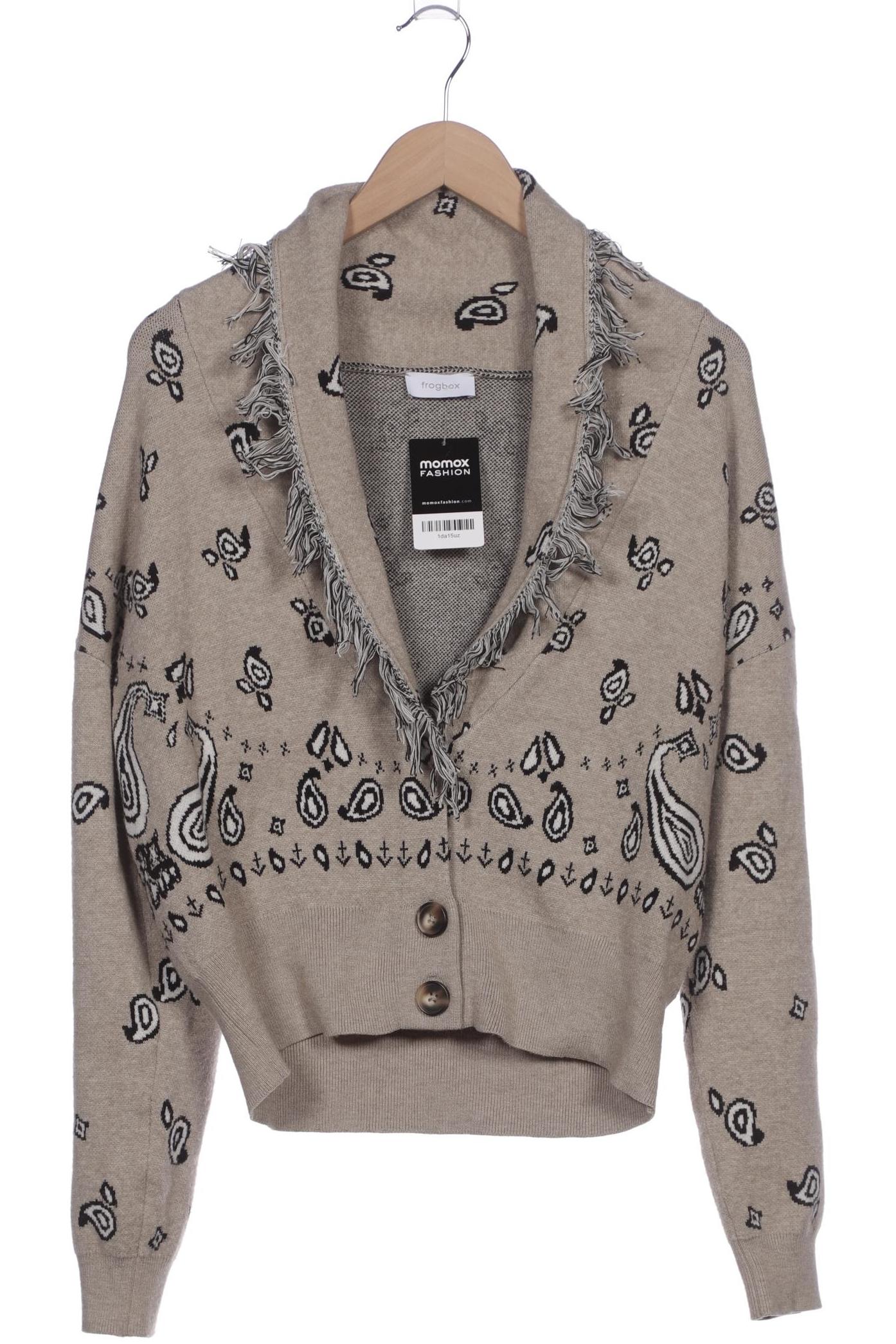 

Frogbox Damen Strickjacke, beige, Gr. 34
