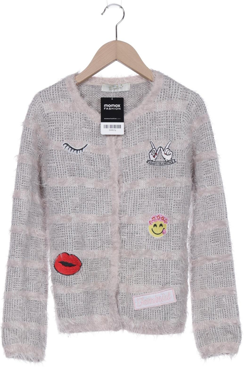 

Frogbox Damen Strickjacke, grau, Gr. 34