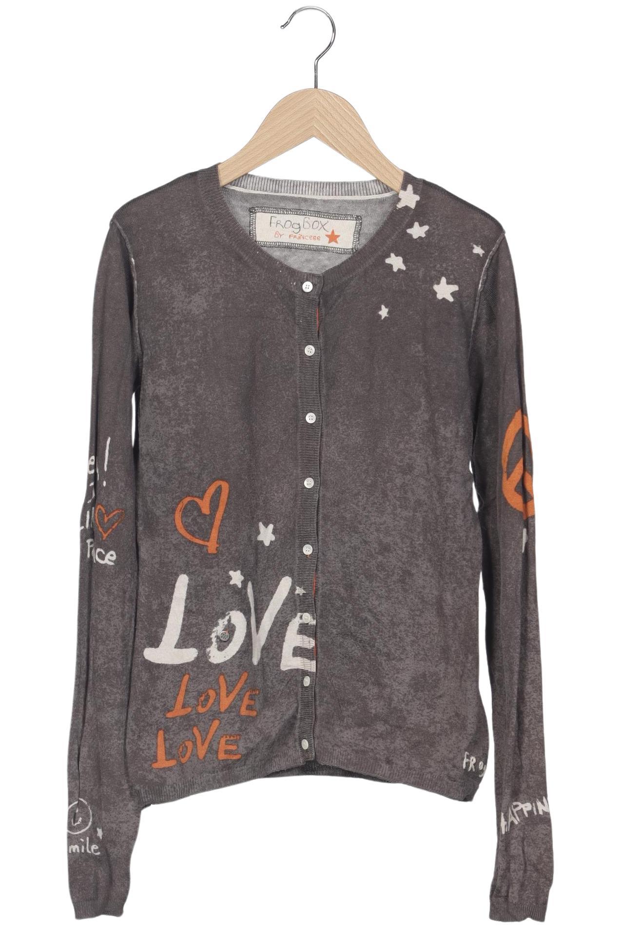 

Frogbox Damen Strickjacke, grau, Gr. 38