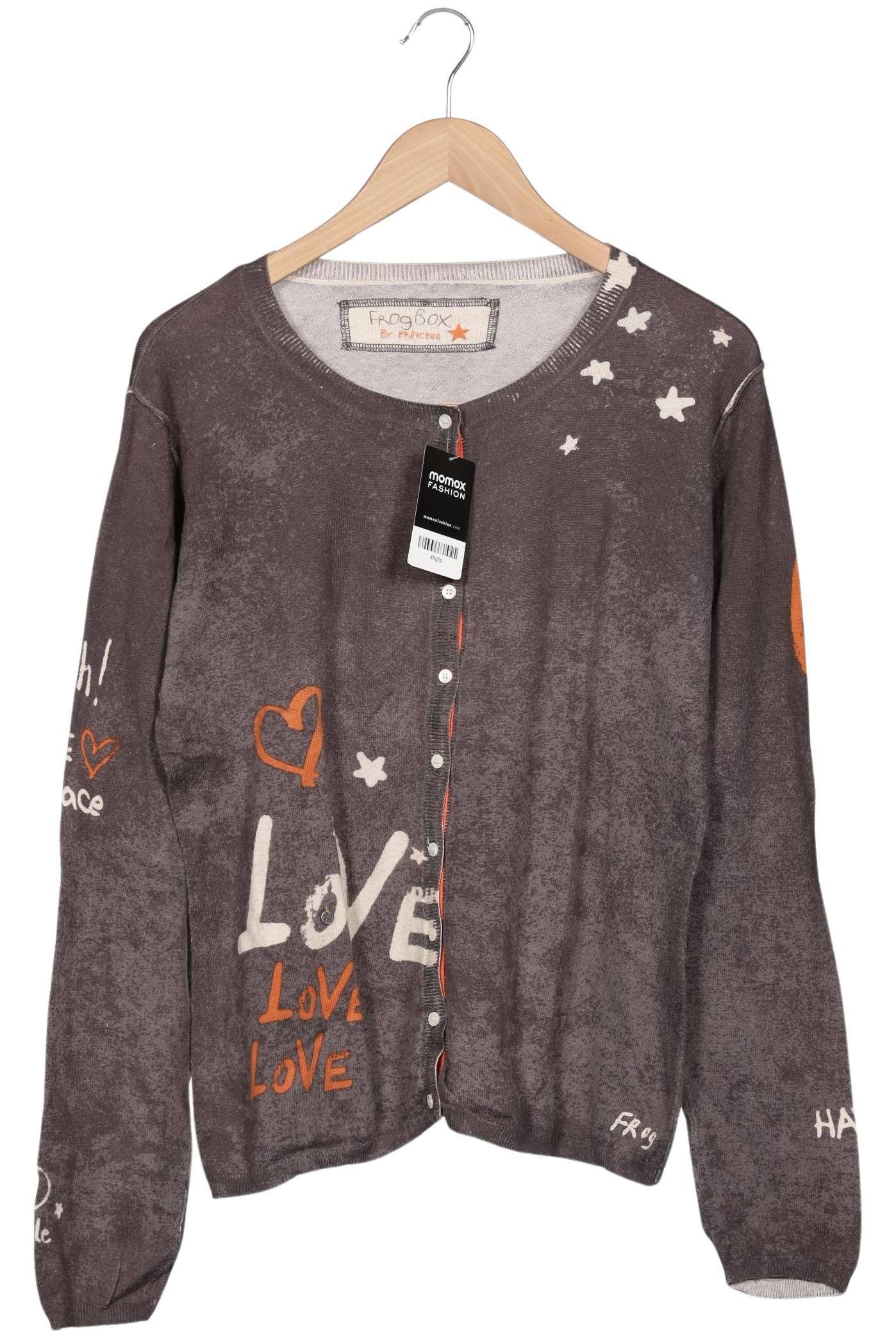 

Frogbox Damen Strickjacke, grau, Gr. 42