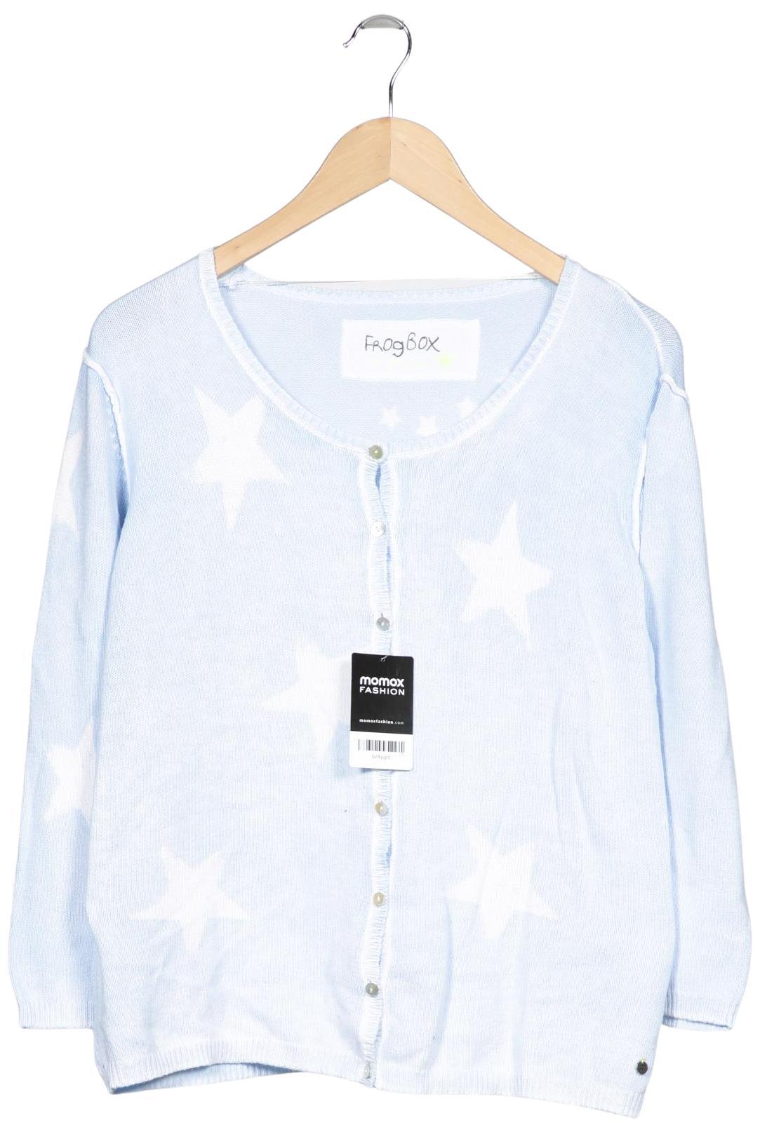 

Frogbox Damen Strickjacke, hellblau, Gr. 42