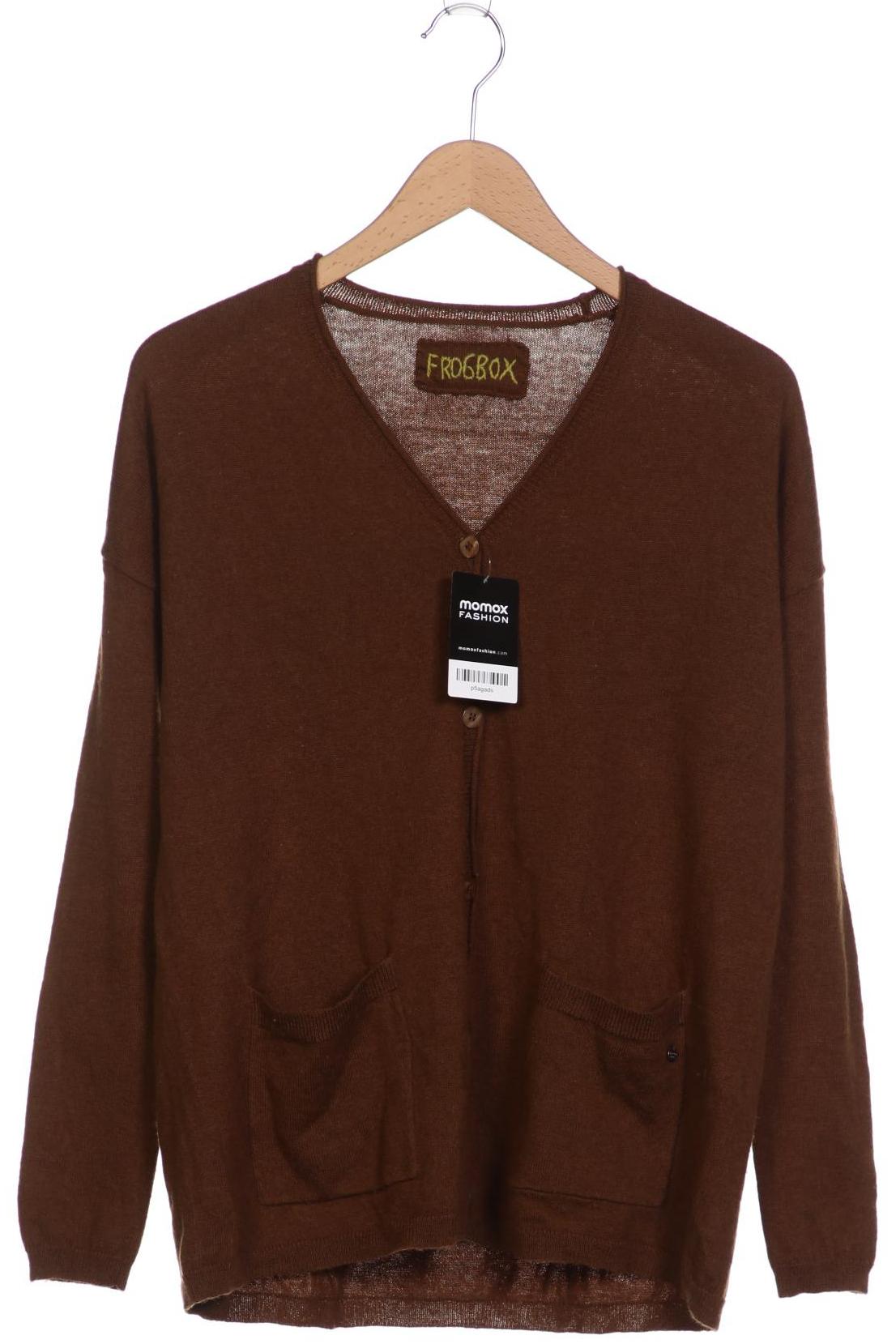 

Frogbox Damen Strickjacke, braun, Gr. 36