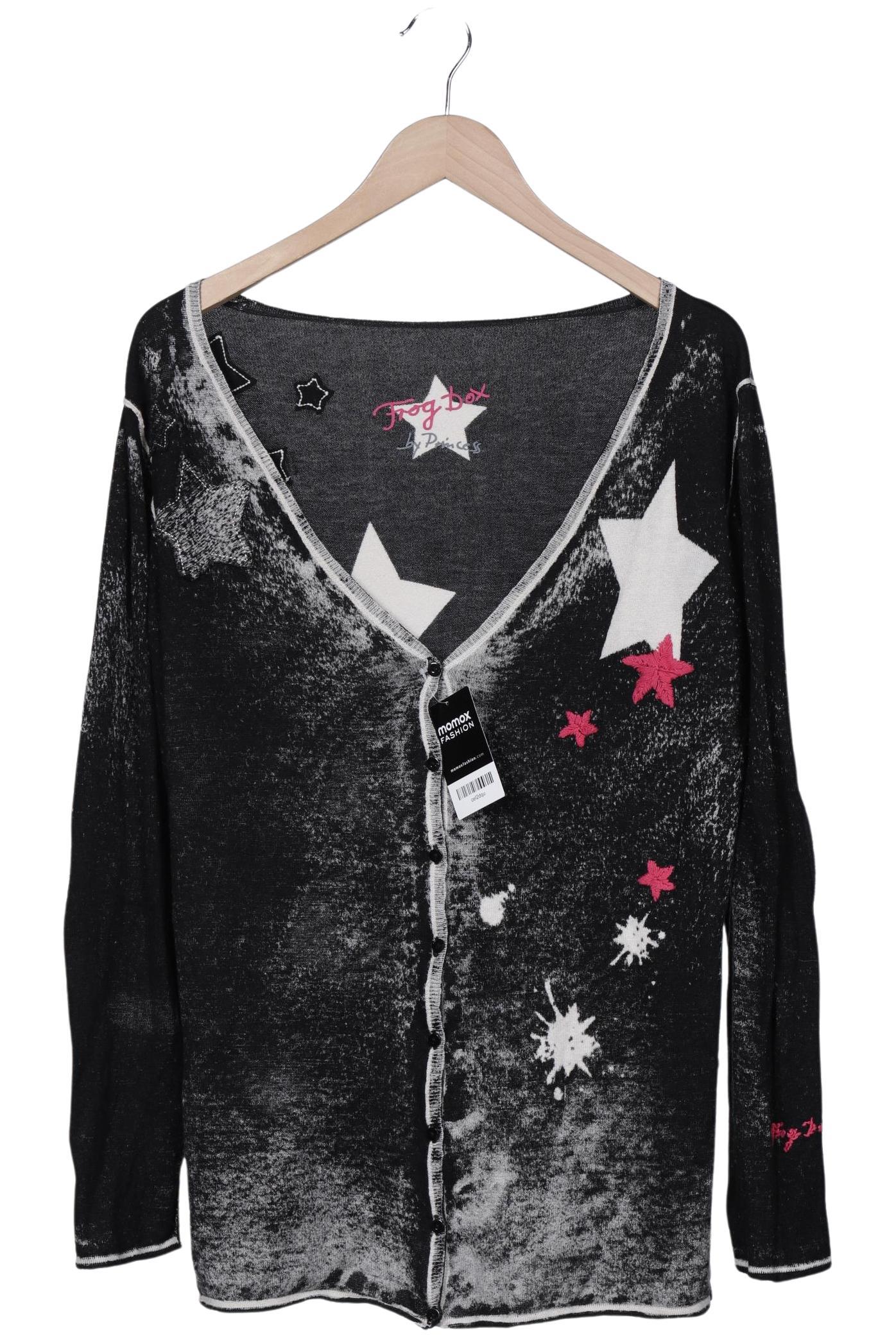 

Frogbox Damen Strickjacke, schwarz, Gr. 42