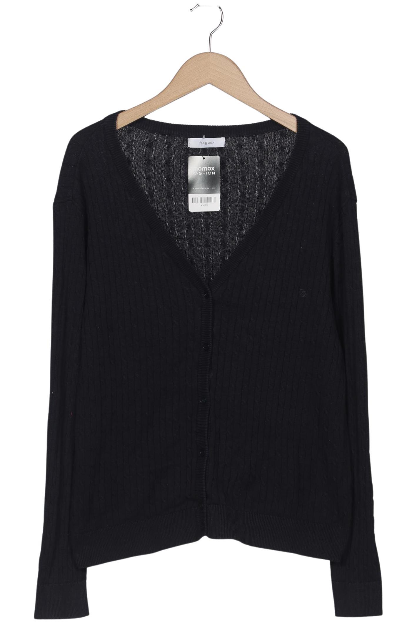 

Frogbox Damen Strickjacke, schwarz, Gr. 44