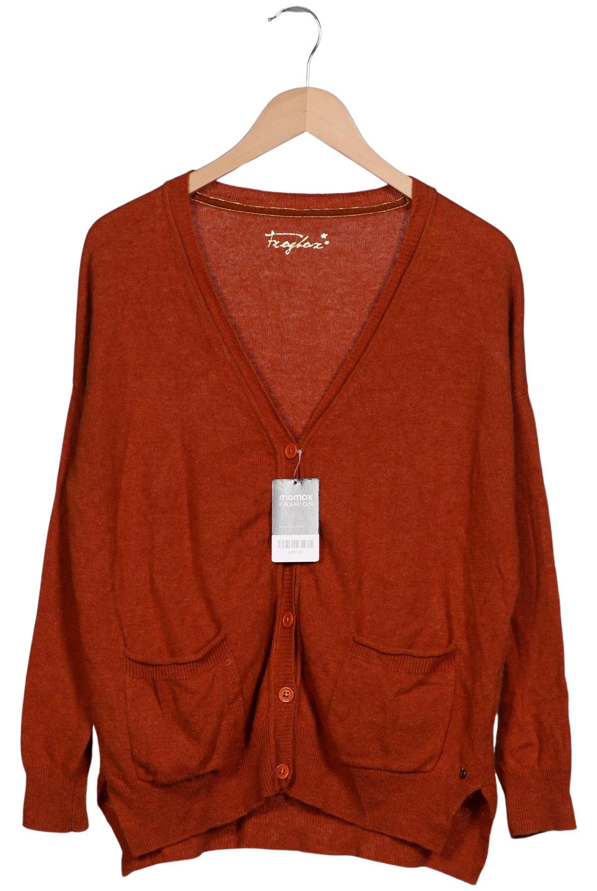 

Frogbox Damen Strickjacke, orange, Gr. 38