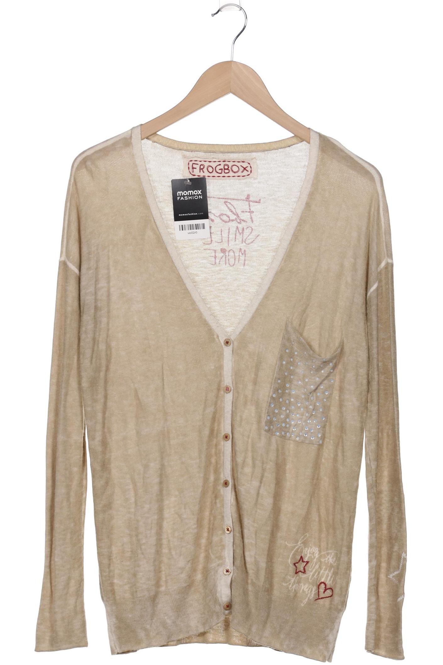 

Frogbox Damen Strickjacke, beige, Gr. 40