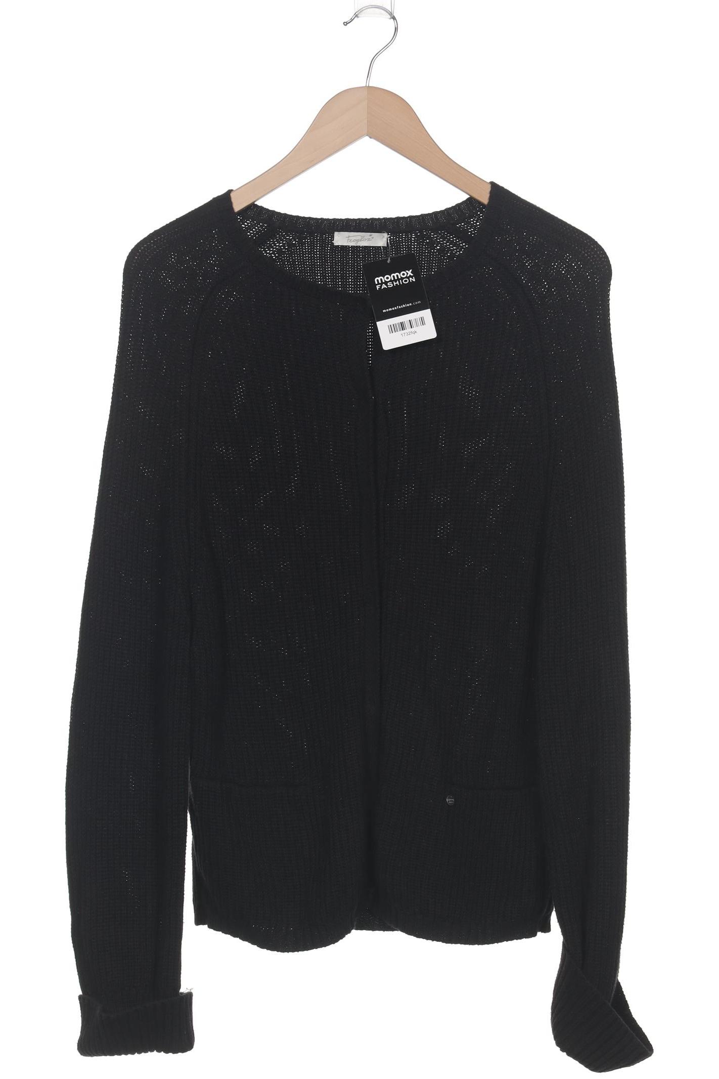 

Frogbox Damen Strickjacke, schwarz, Gr. 34