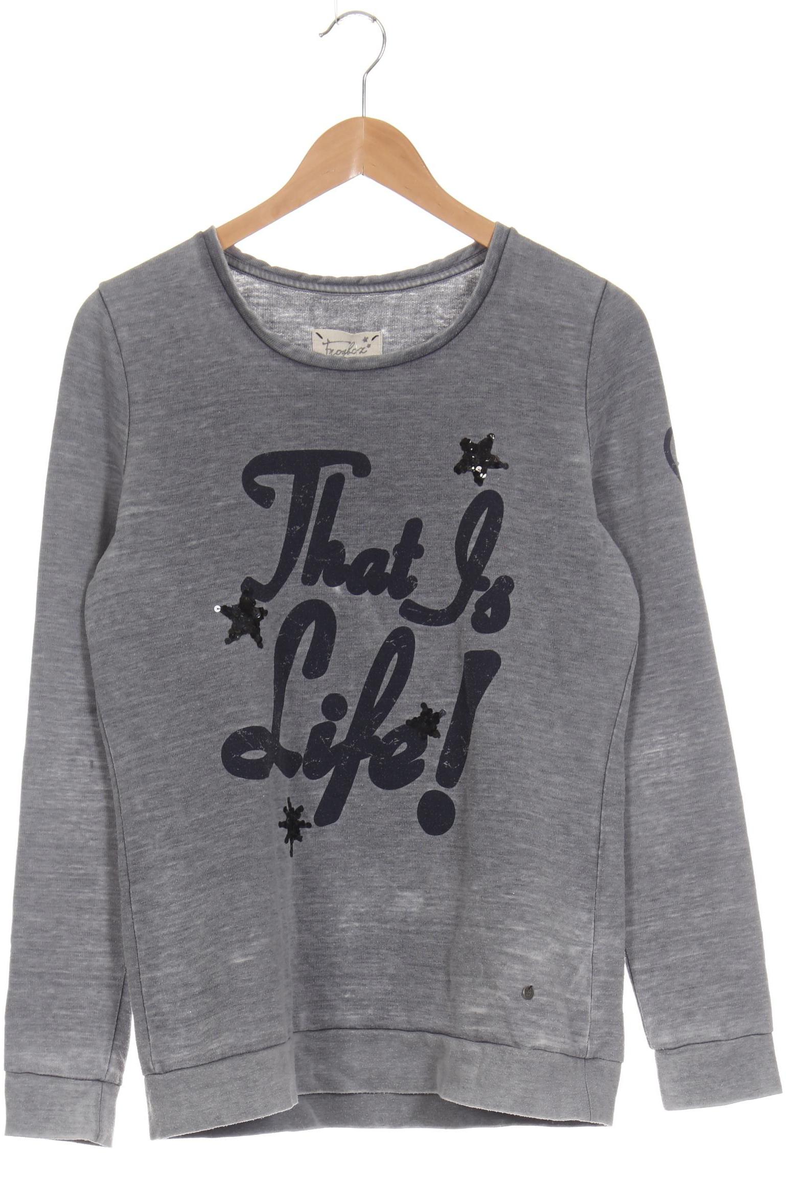 

Frogbox Damen Sweatshirt, grau, Gr. 36
