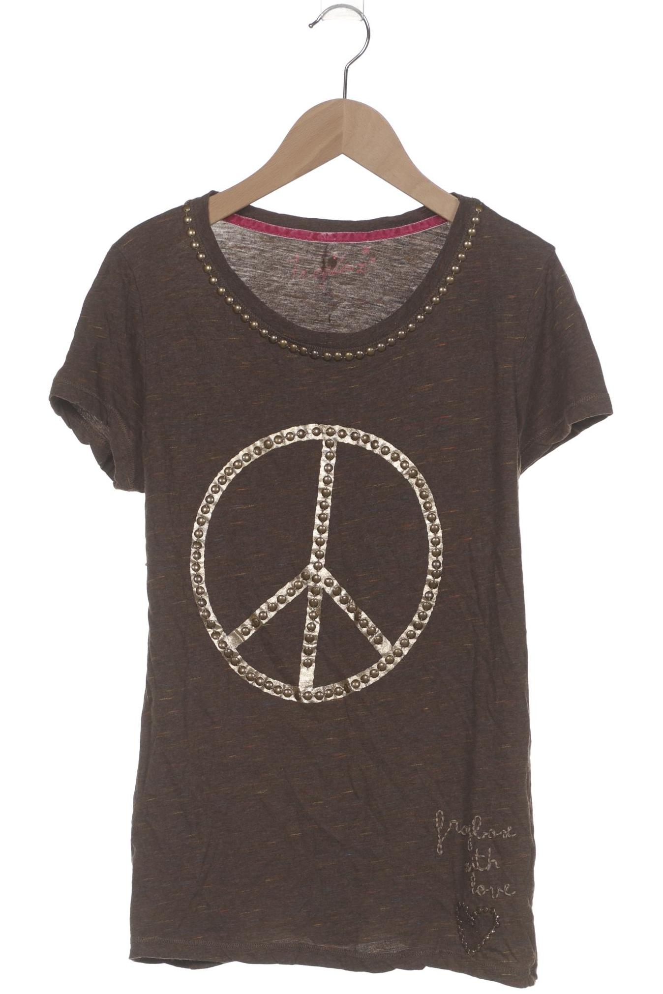 

Frogbox Damen T-Shirt, braun, Gr. 40