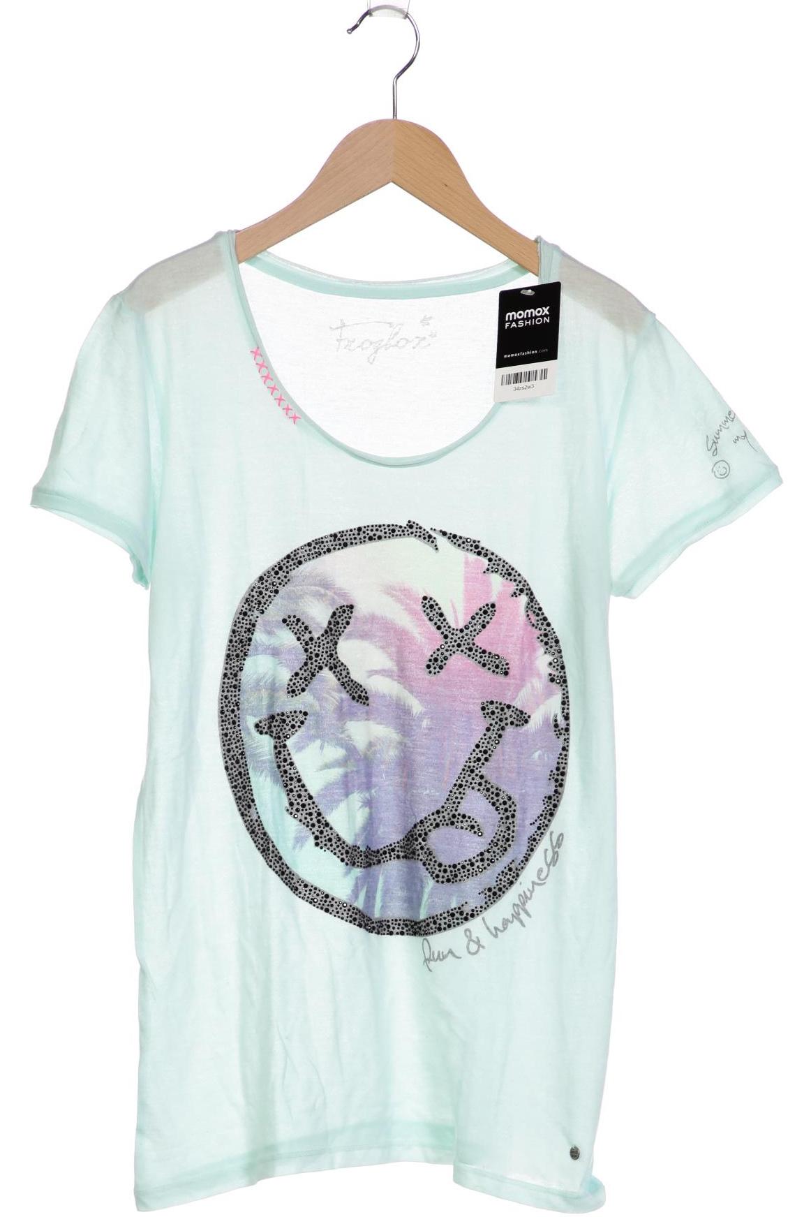 

Frogbox Damen T-Shirt, türkis, Gr. 42