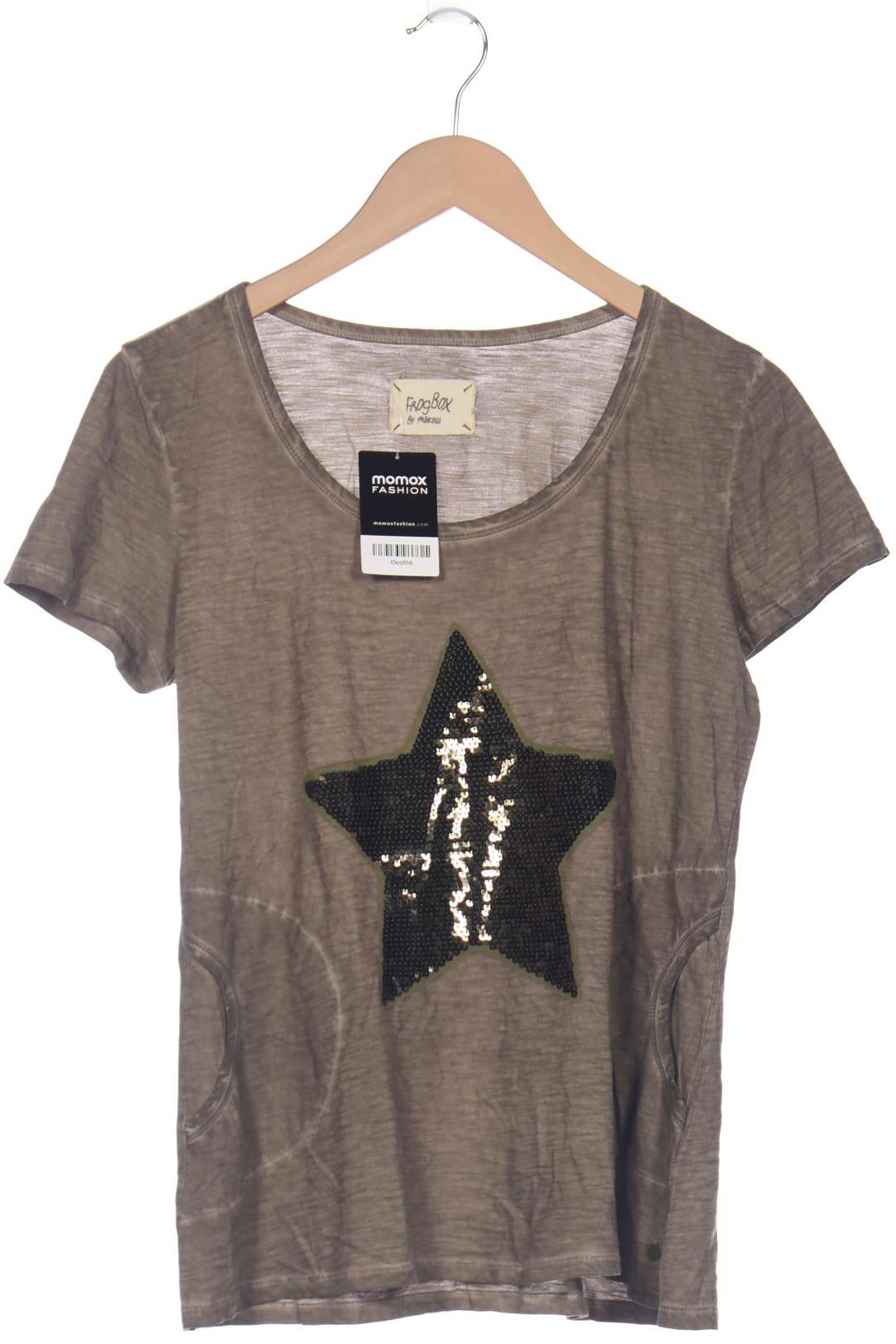 

Frogbox Damen T-Shirt, braun, Gr. 40