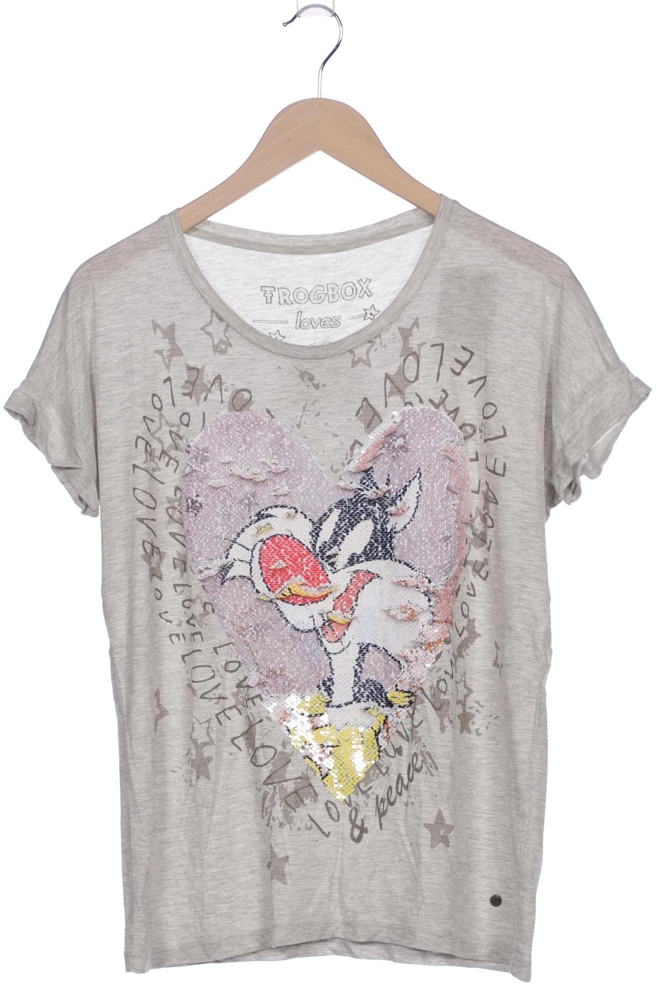 

Frogbox Damen T-Shirt, grau, Gr. 38