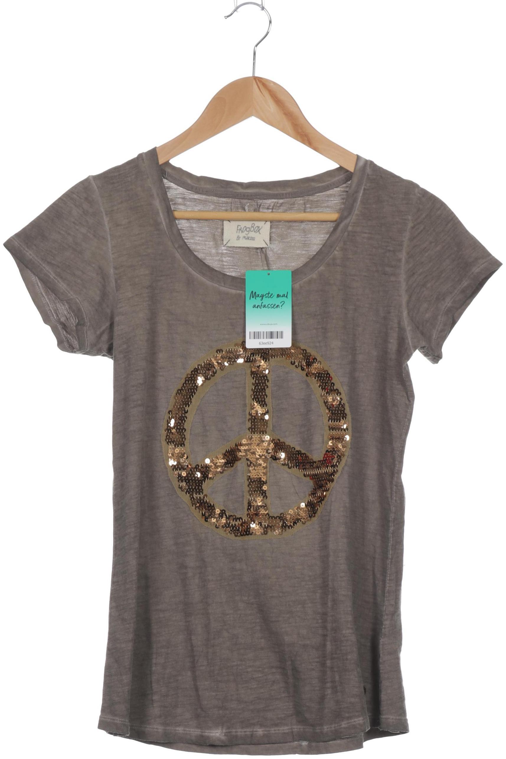 

Frogbox Damen T-Shirt, beige, Gr. 36