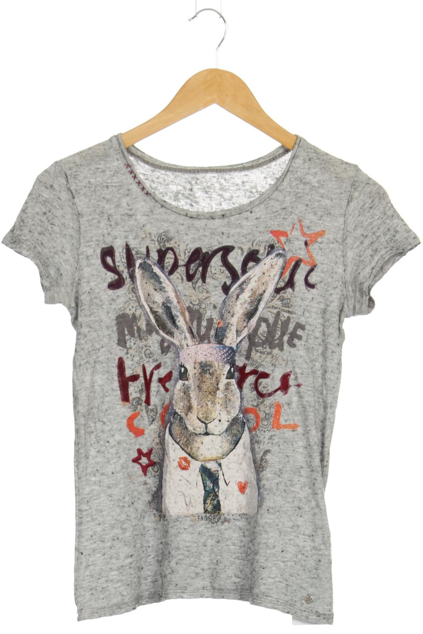 

Frogbox Damen T-Shirt, grau, Gr. 36