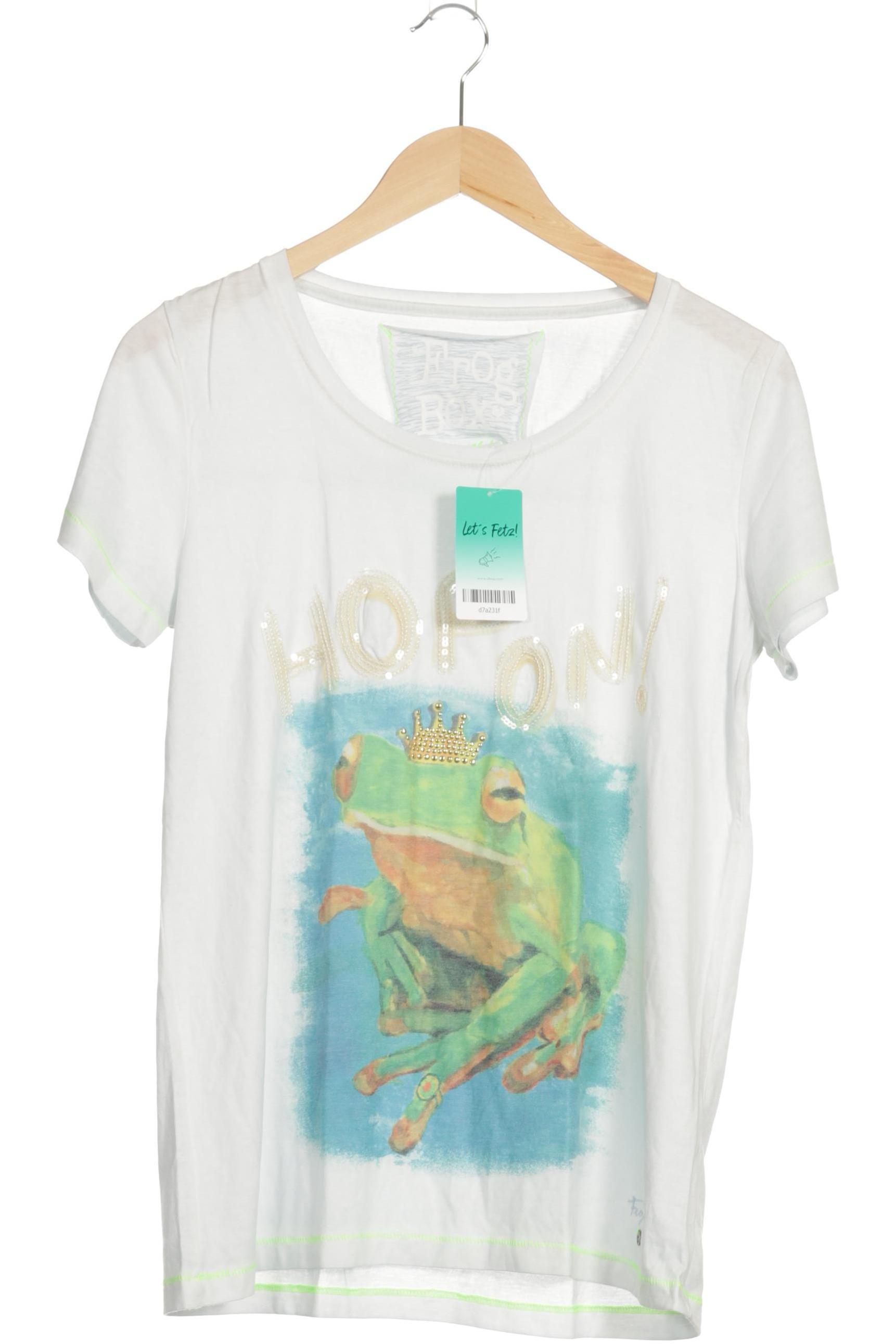 

Frogbox Damen T-Shirt, blau, Gr. 40