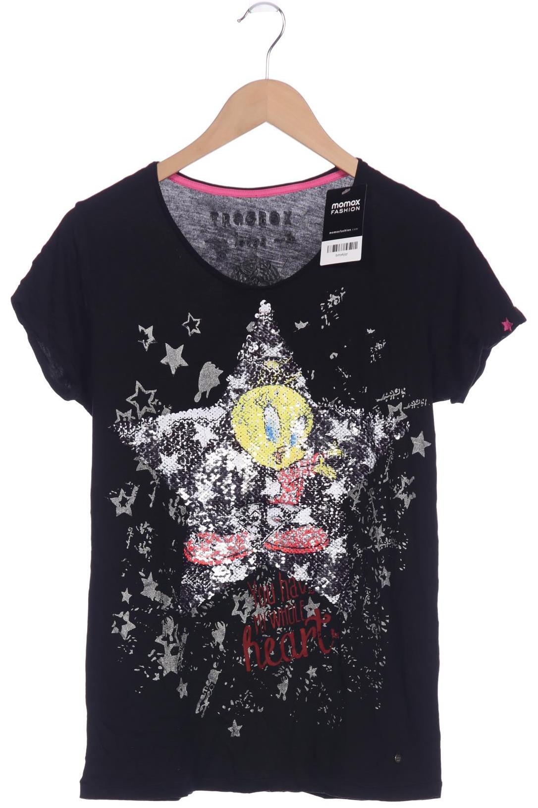 

Frogbox Damen T-Shirt, schwarz, Gr. 40