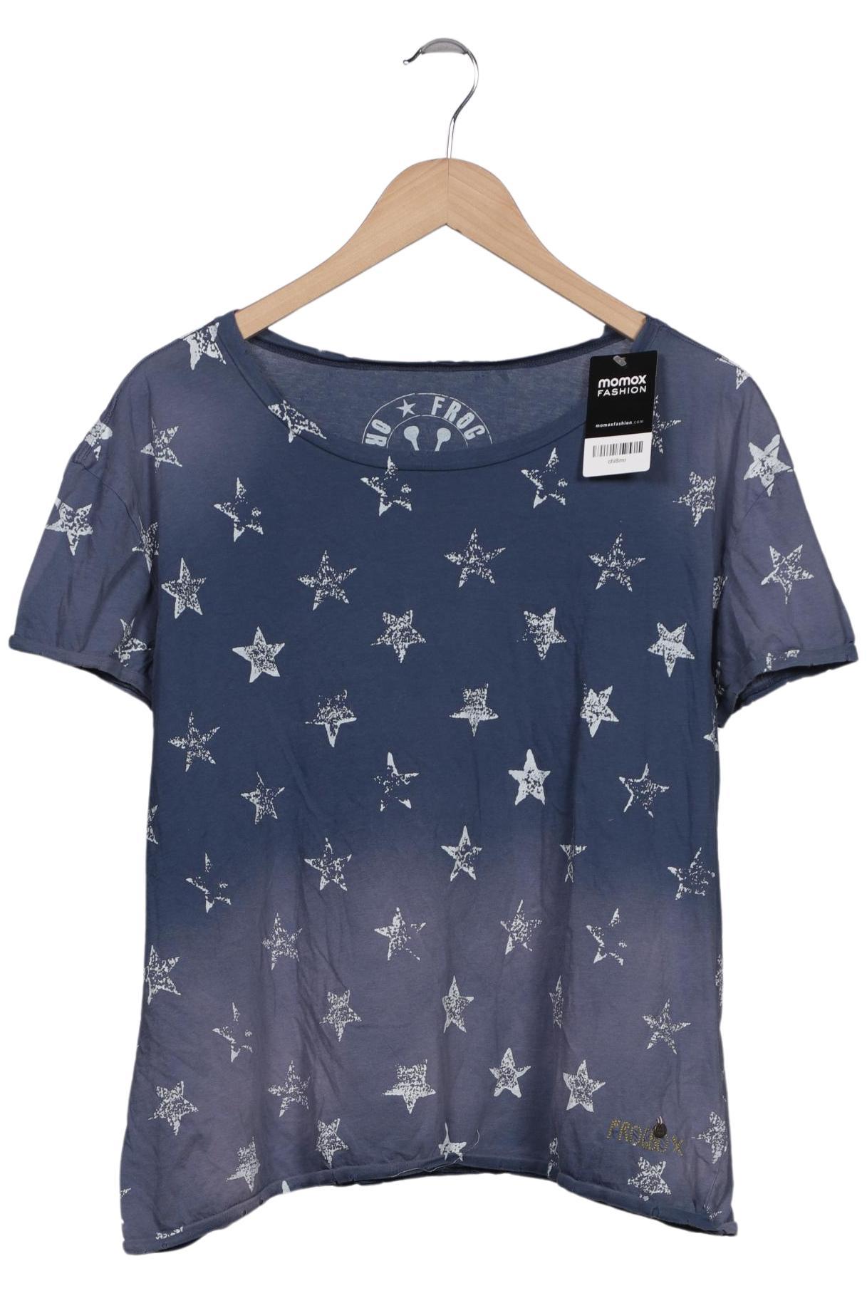 

Frogbox Damen T-Shirt, blau, Gr. 44
