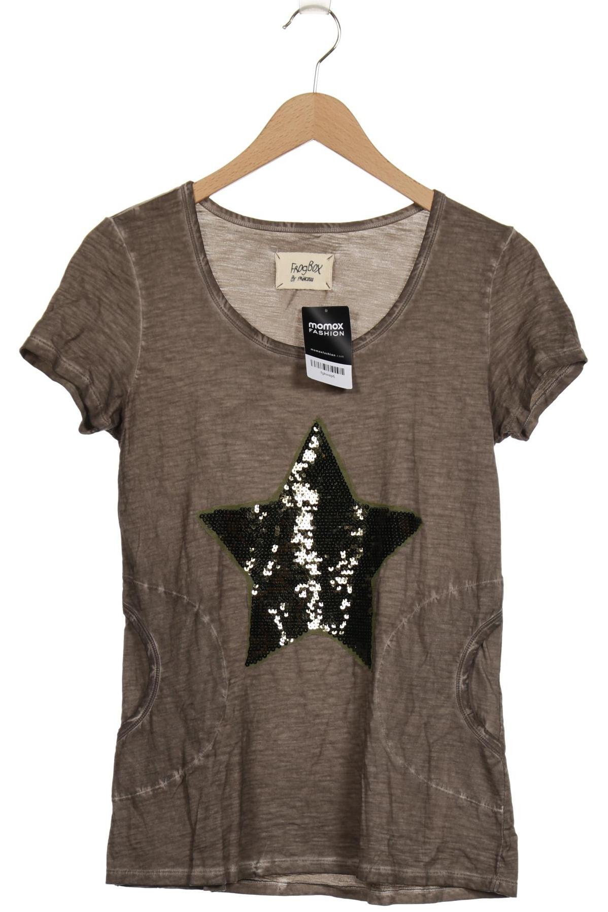 

Frogbox Damen T-Shirt, braun, Gr. 38