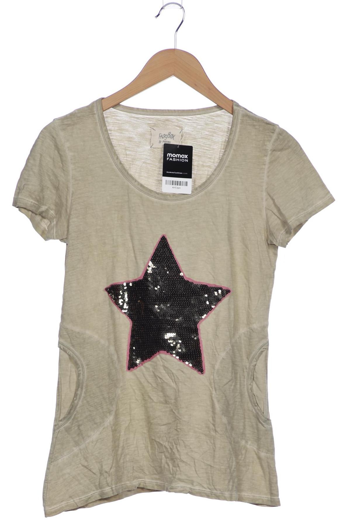 

Frogbox Damen T-Shirt, beige, Gr. 38