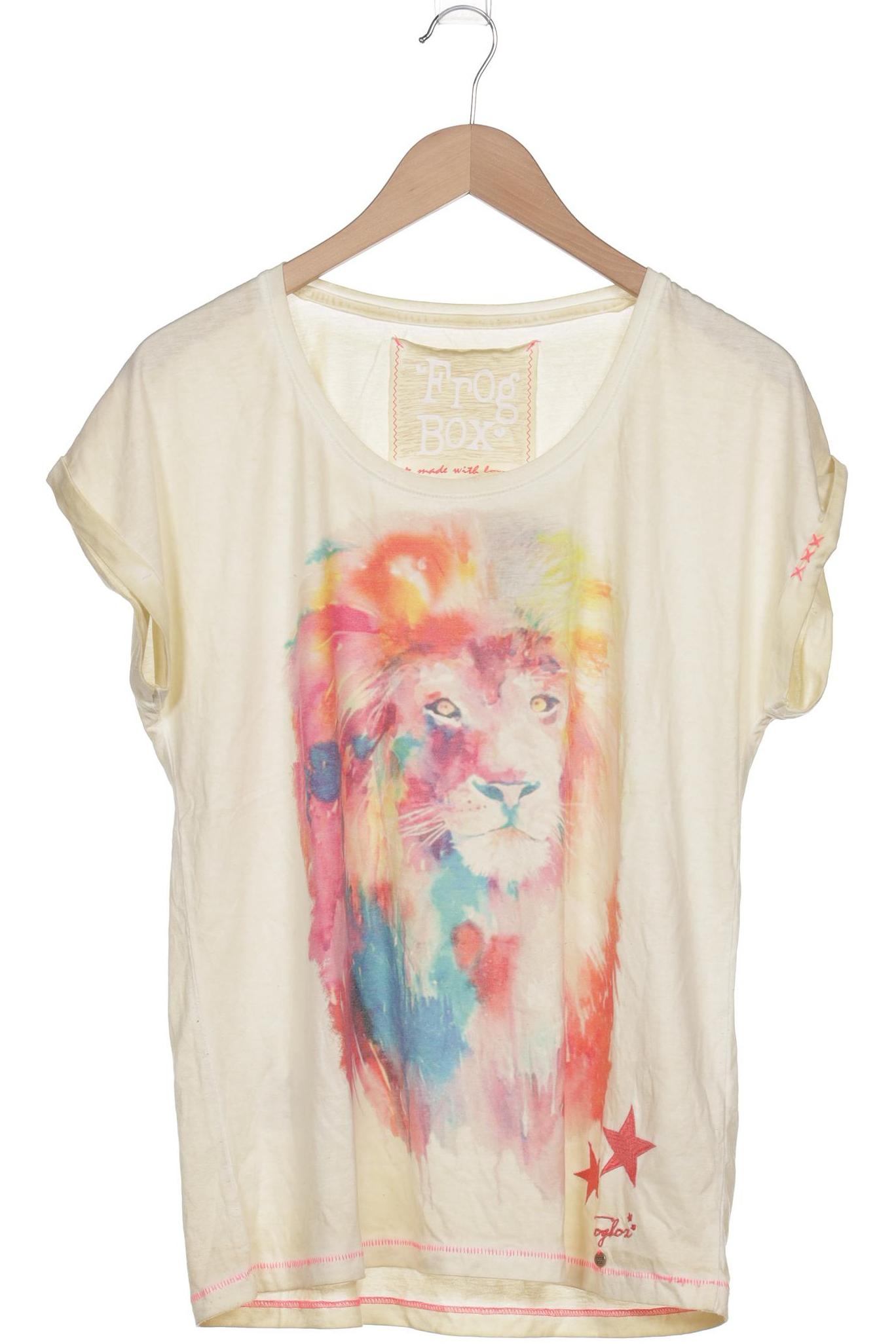 

Frogbox Damen T-Shirt, cremeweiß, Gr. 42