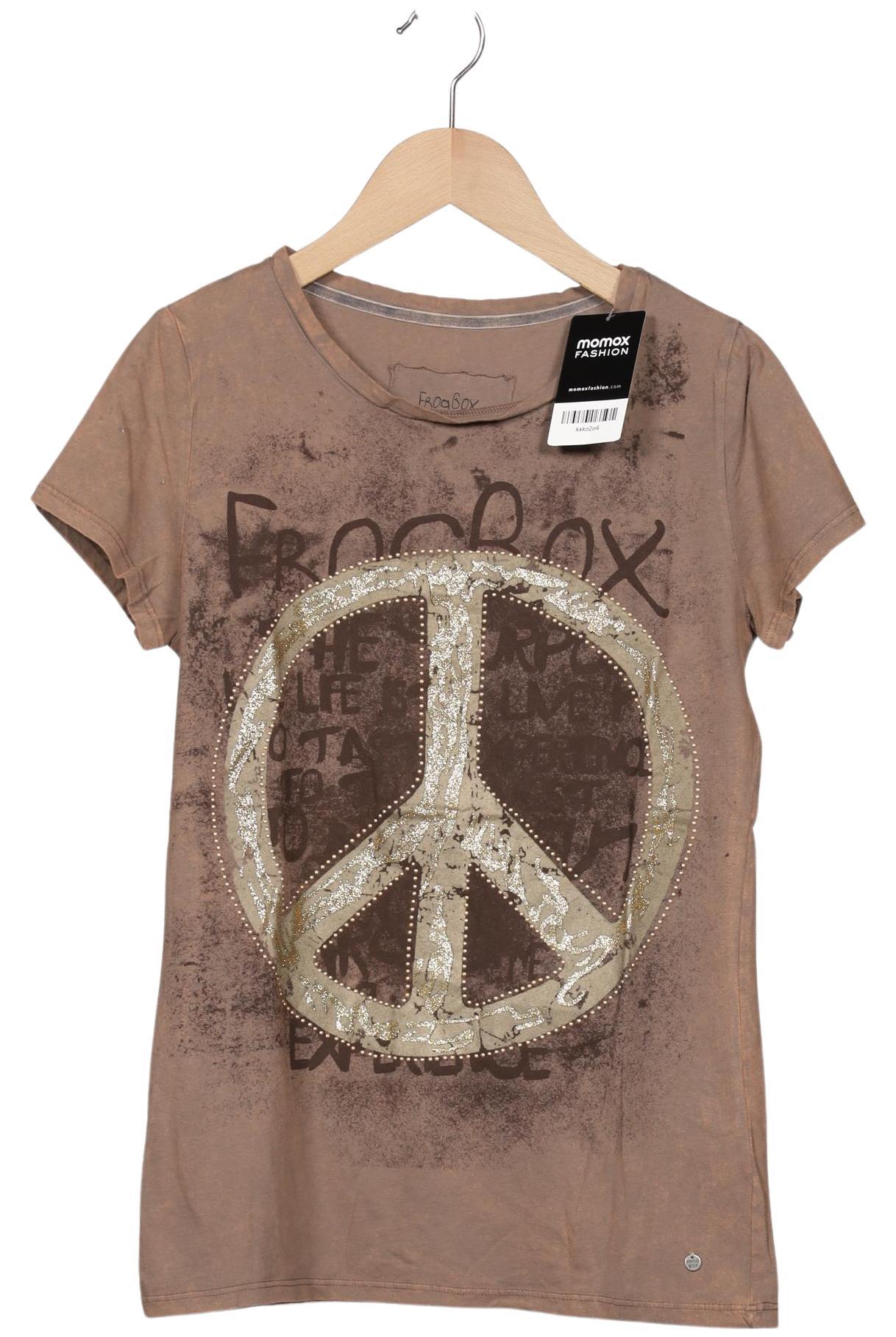 

Frogbox Damen T-Shirt, beige, Gr. 36