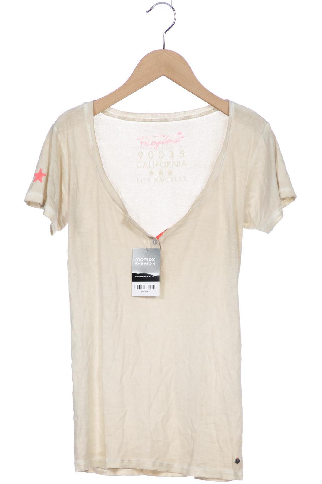 

Frogbox Damen T-Shirt, beige, Gr. 36