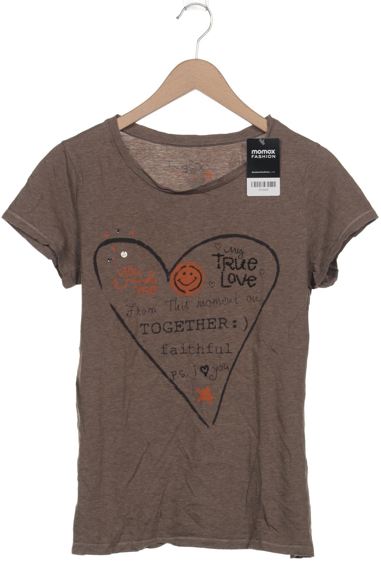 

Frogbox Damen T-Shirt, braun, Gr. 40