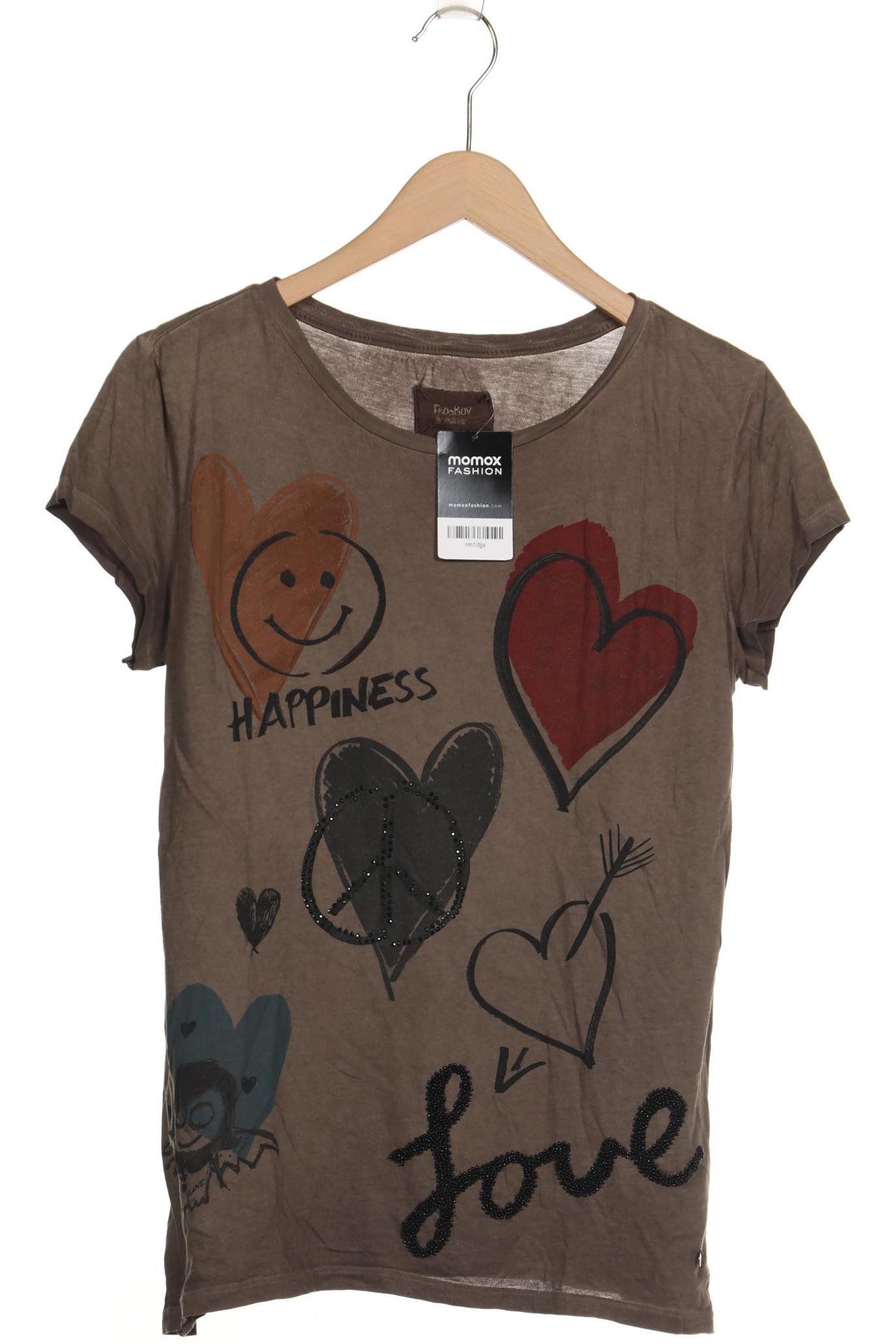 

Frogbox Damen T-Shirt, braun, Gr. 38