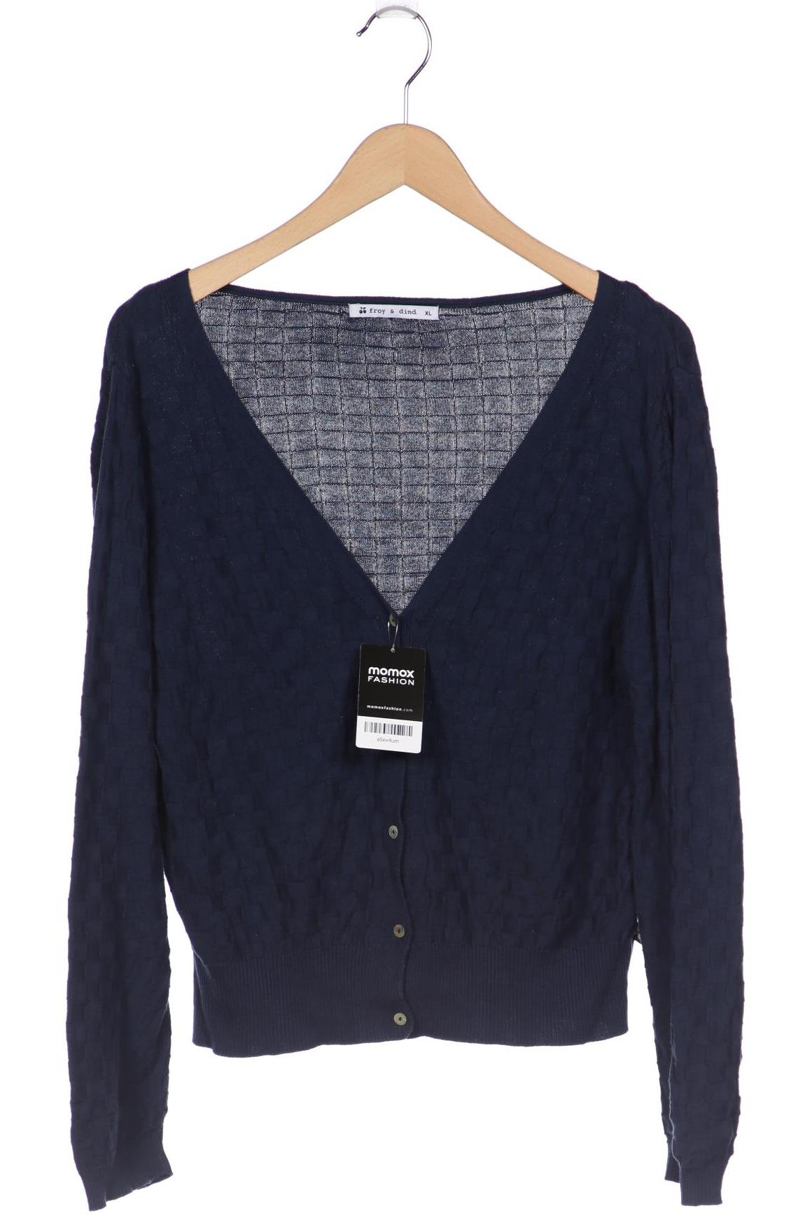 

Froy Dind Damen Strickjacke, marineblau, Gr. 44