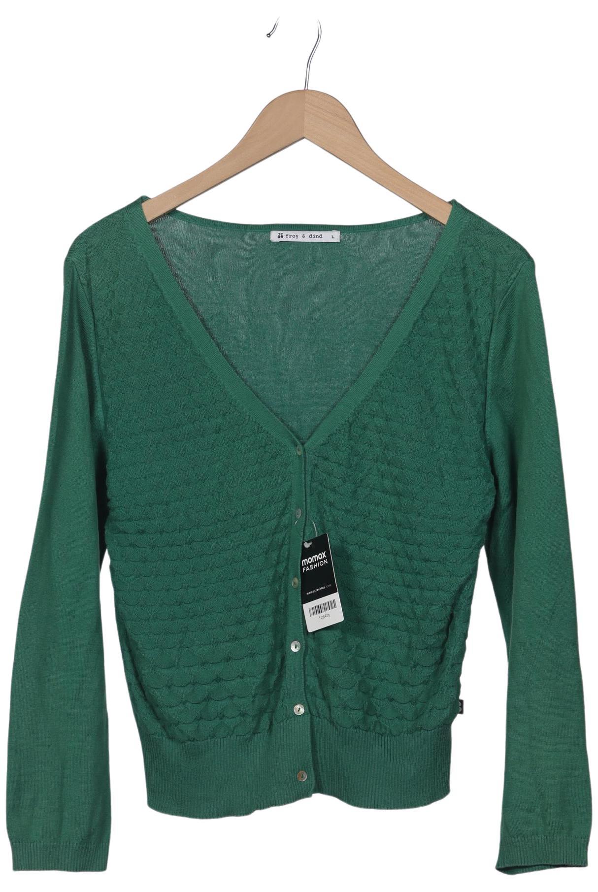

Froy Dind Damen Strickjacke, grün, Gr. 42