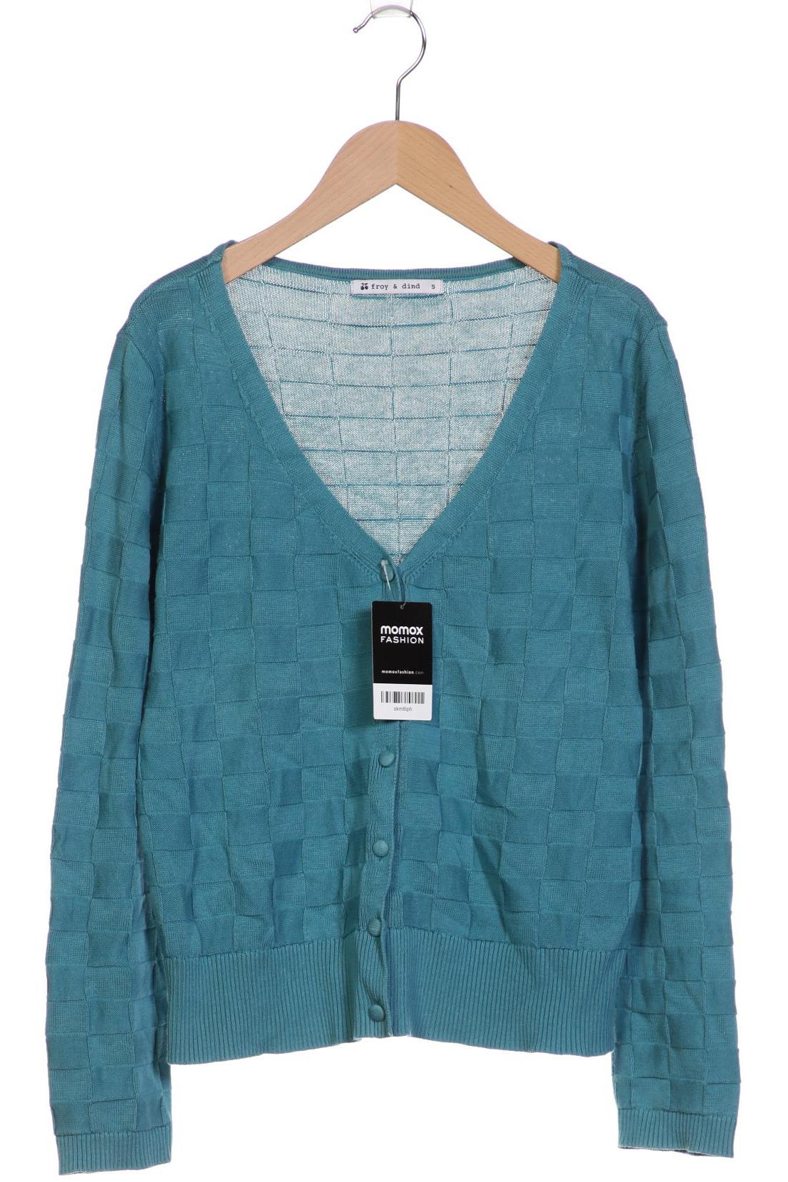 

Froy Dind Damen Strickjacke, türkis, Gr. 36