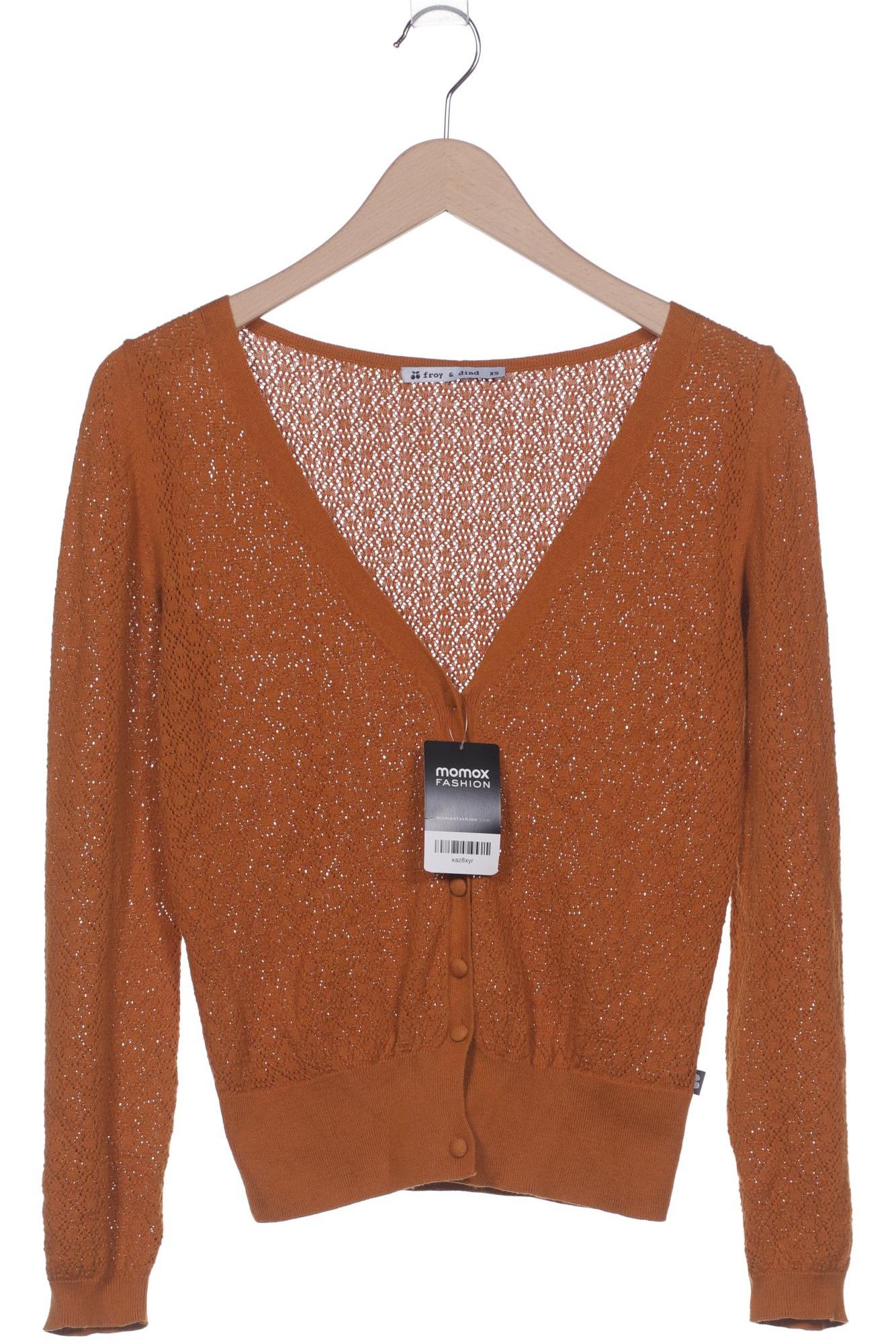 

Froy Dind Damen Strickjacke, orange, Gr. 34