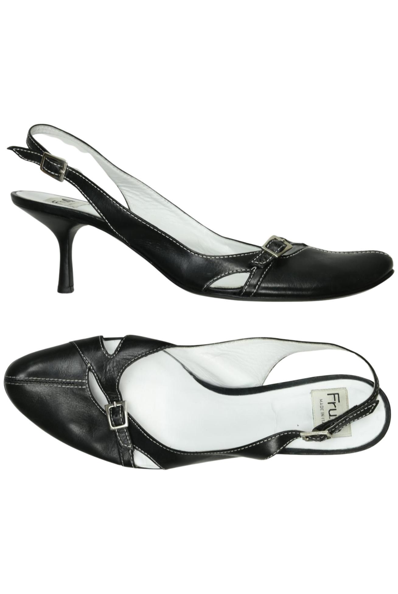 

Fru.it Damen Sandale, schwarz, Gr. 40