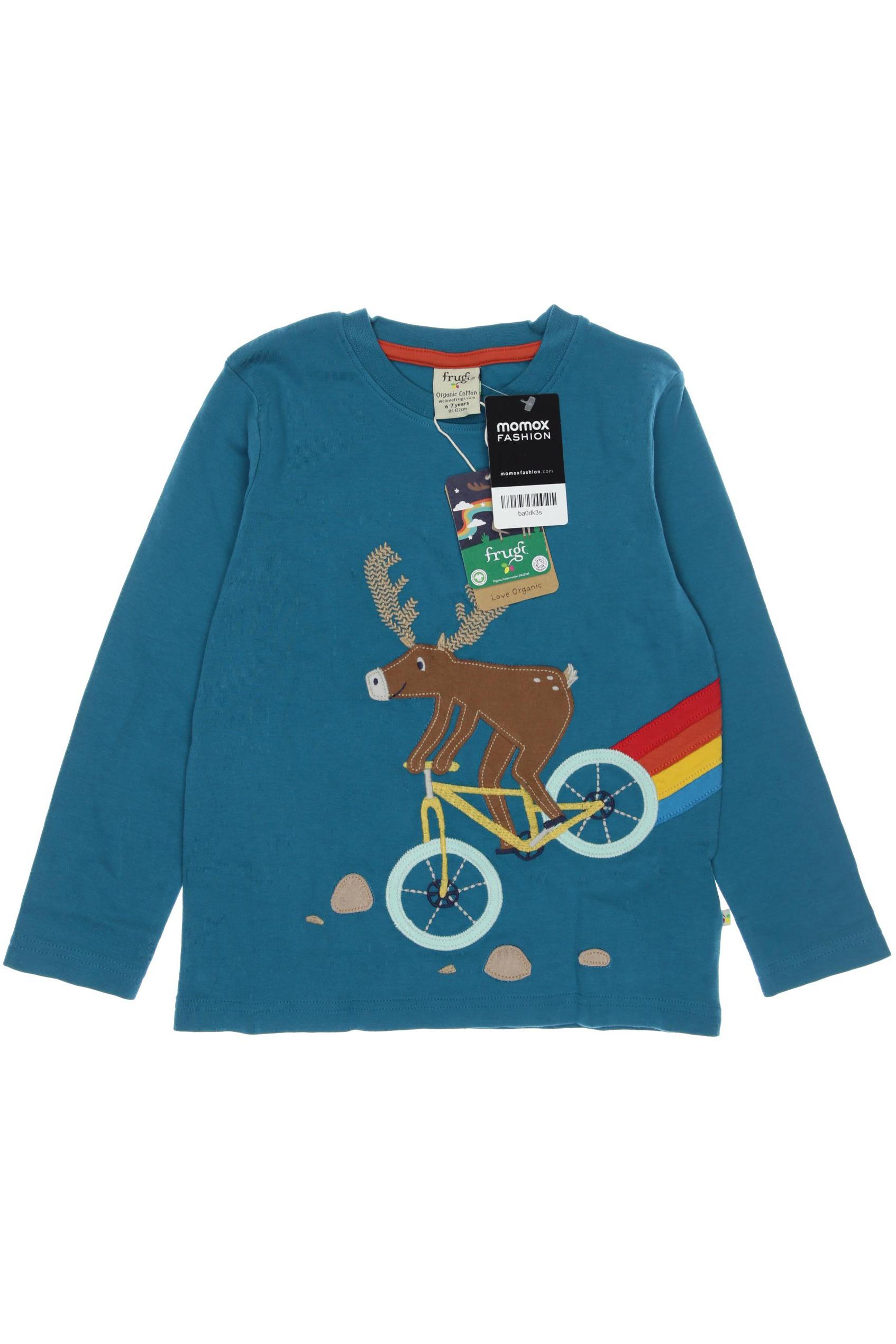 

Frugi Herren Langarmshirt, türkis, Gr. 116