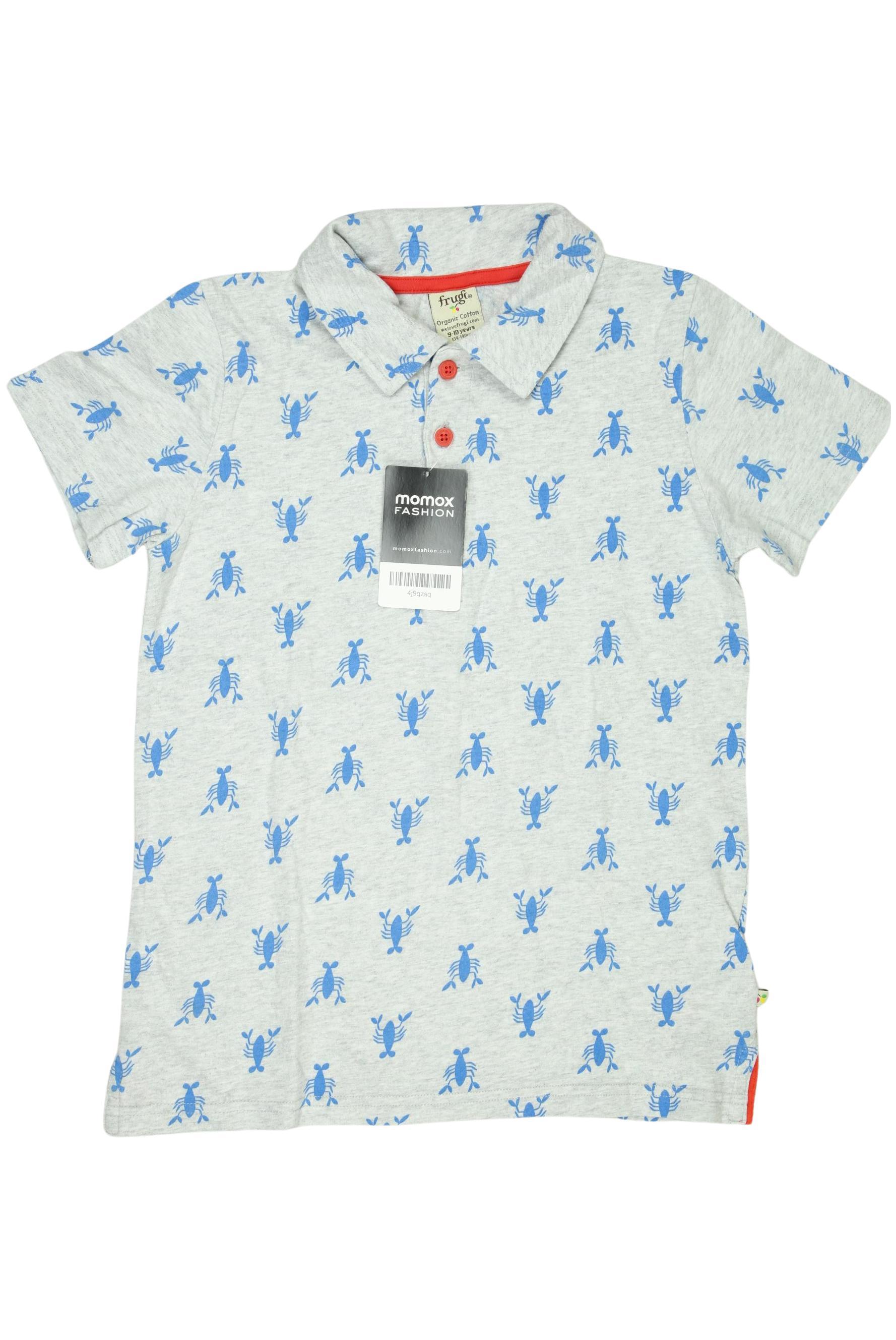 

Frugi Herren Poloshirt, grau, Gr. 134/140