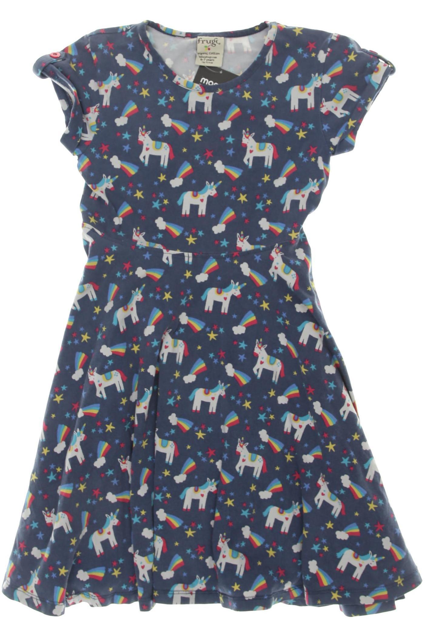 

Frugi Mädchen Kleid, blau, Gr. 116