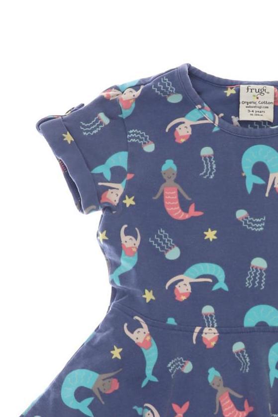 Thumbnail - Frugi Mädchen Kleid, blau, Gr. 98
