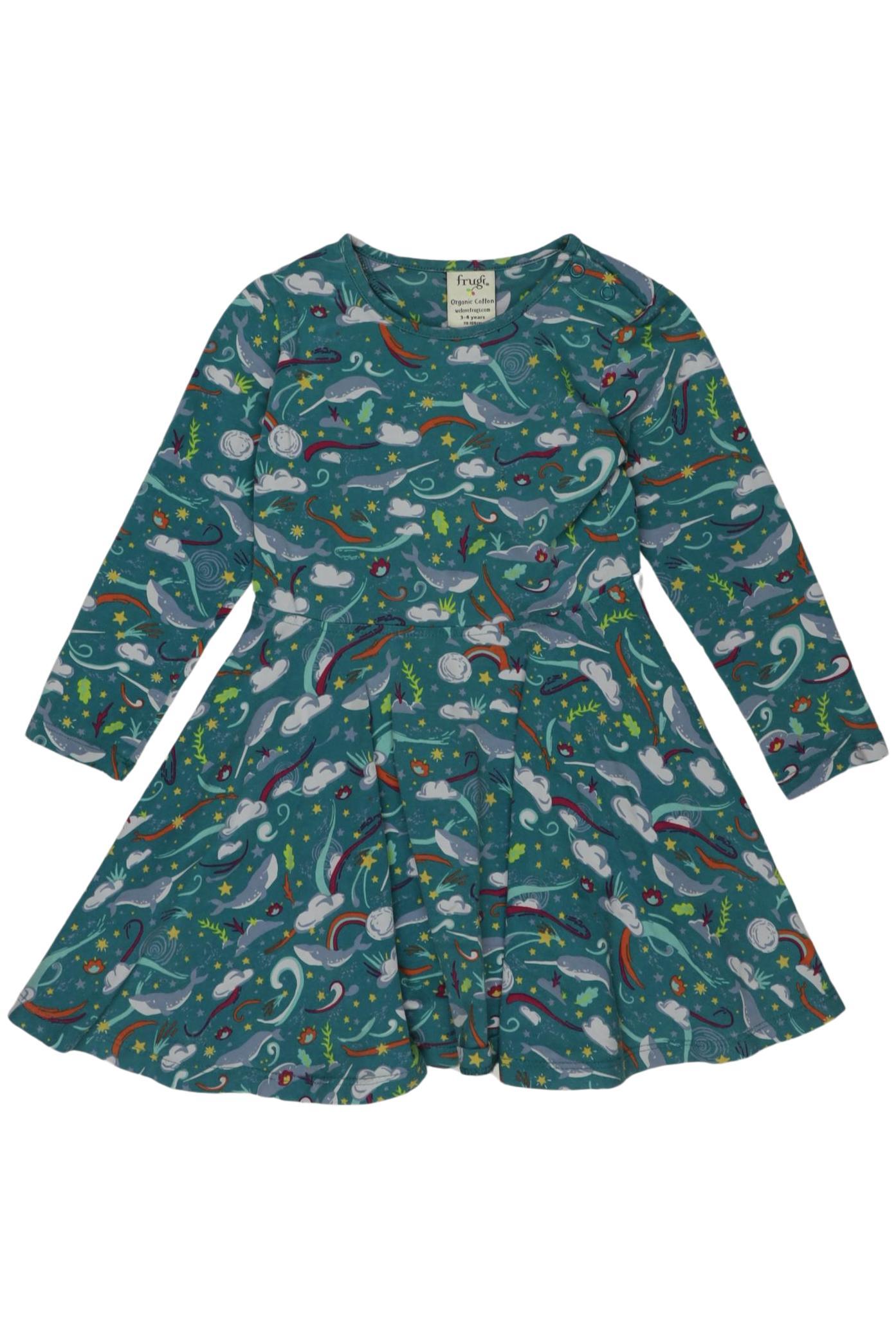 

Frugi Mädchen Kleid, grün, Gr. 98/104
