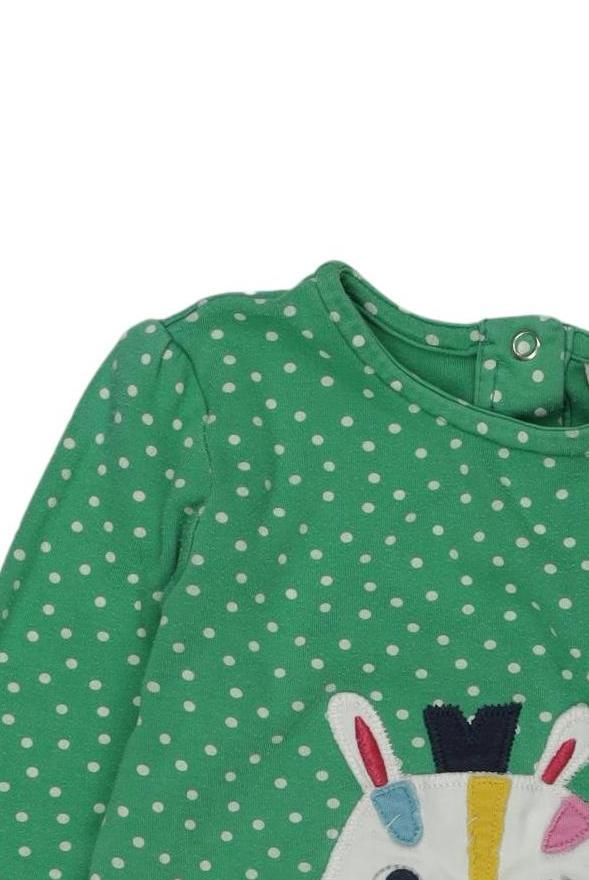 Thumbnail - Frugi Mädchen Langarmshirt, grün, Gr. 86/92