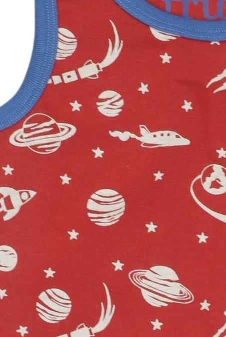 Thumbnail - Frugi Mädchen Strampler, rot, Gr. 80