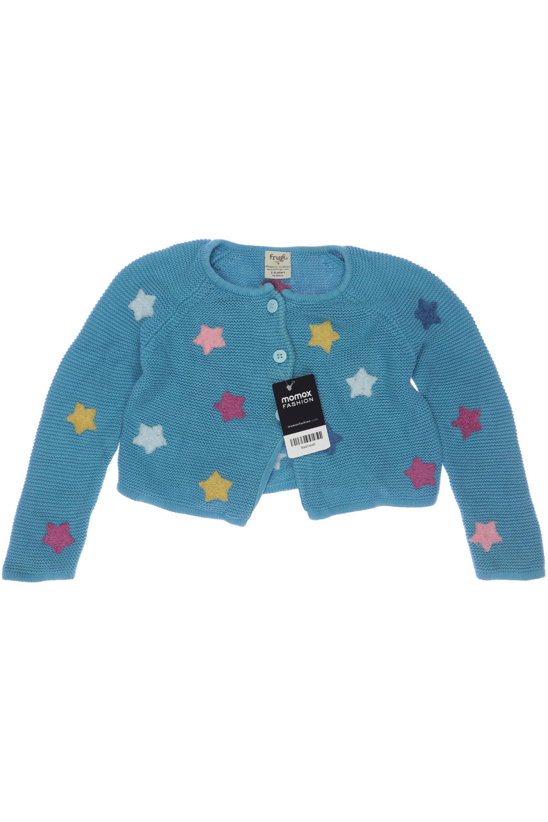 

Frugi Damen Strickjacke, blau, Gr. 98