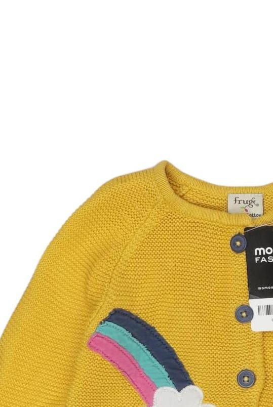 Thumbnail - Frugi Mädchen Strickjacke, gelb, Gr. 92