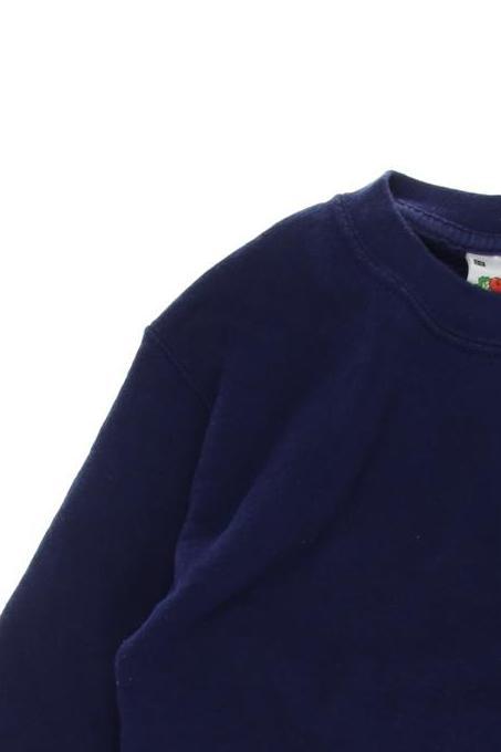 Thumbnail - Fruit of the Loom Damen Pullover, marineblau, Gr. 116