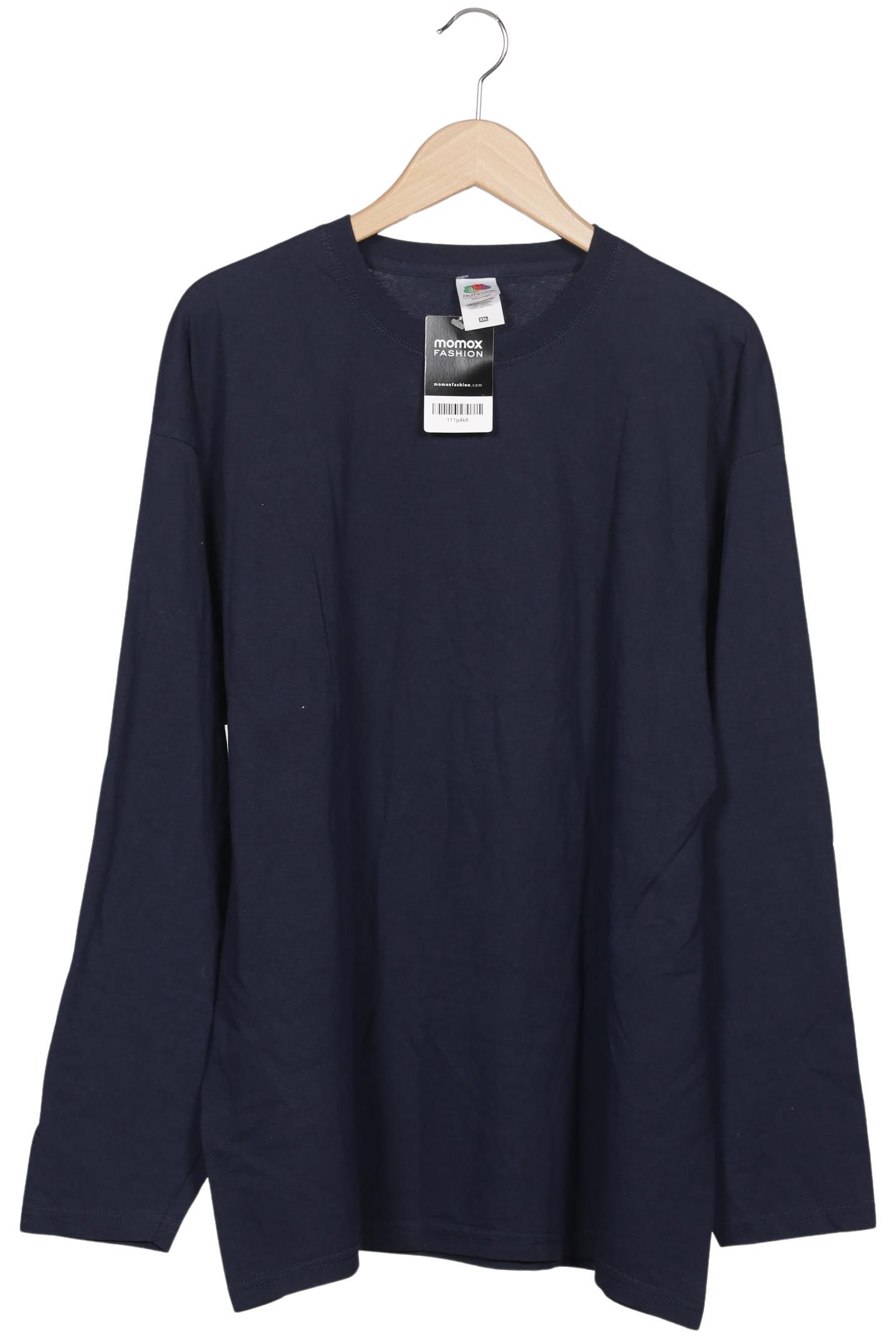 

Fruit of the Loom Herren Langarmshirt, marineblau, Gr. 56