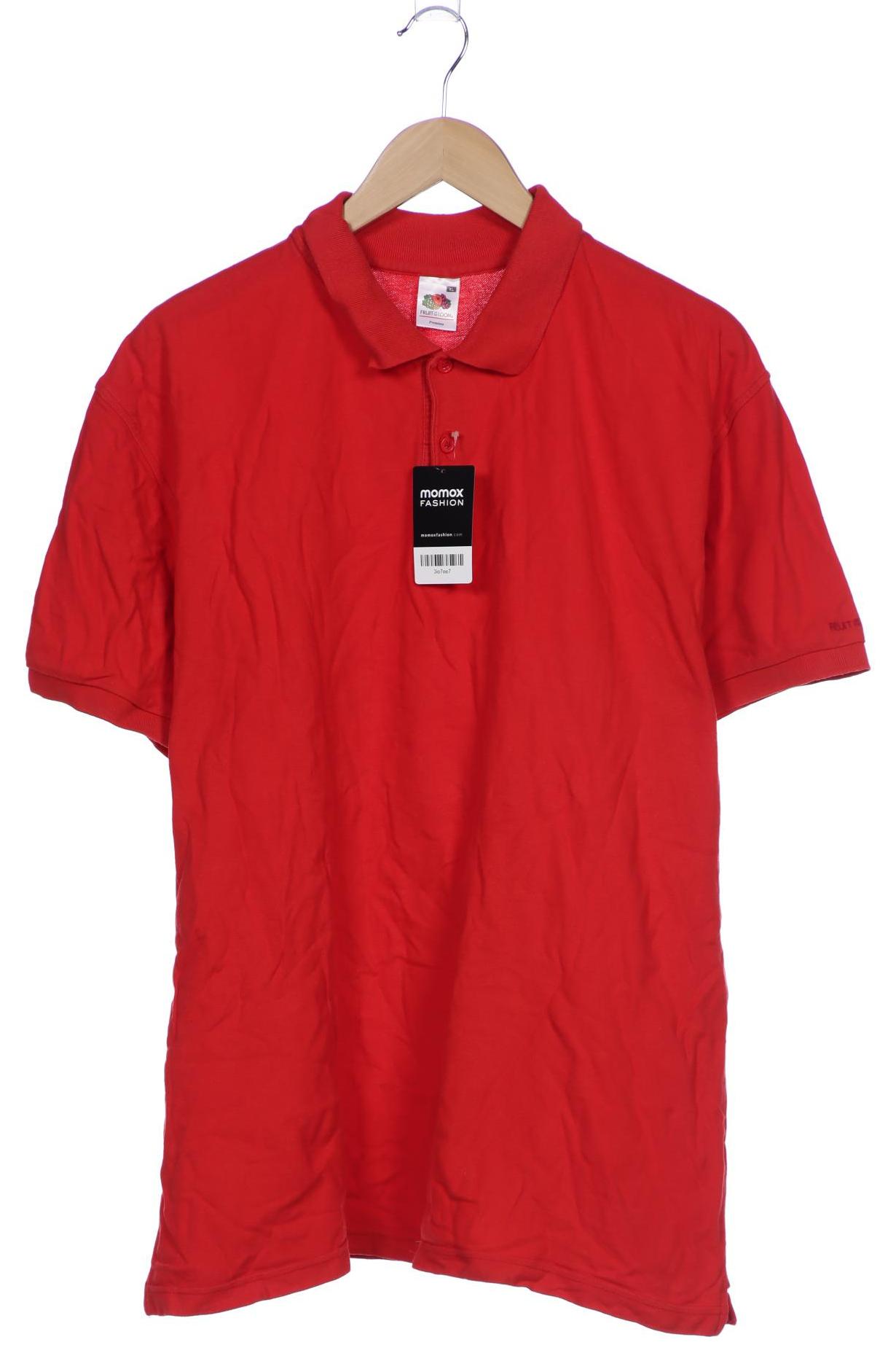 

Fruit of the Loom Herren Poloshirt, rot, Gr. 54