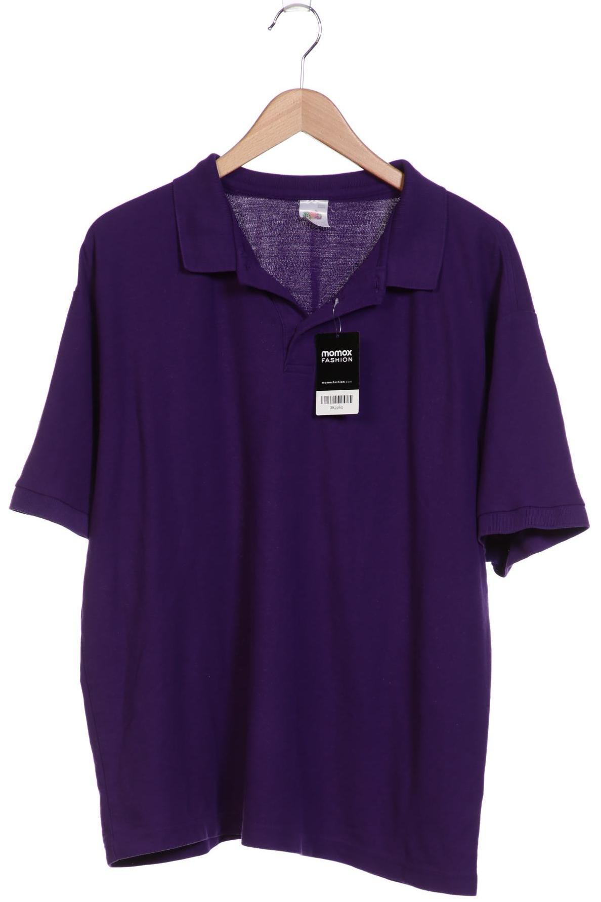 

Fruit of the Loom Herren Poloshirt, flieder, Gr. 56