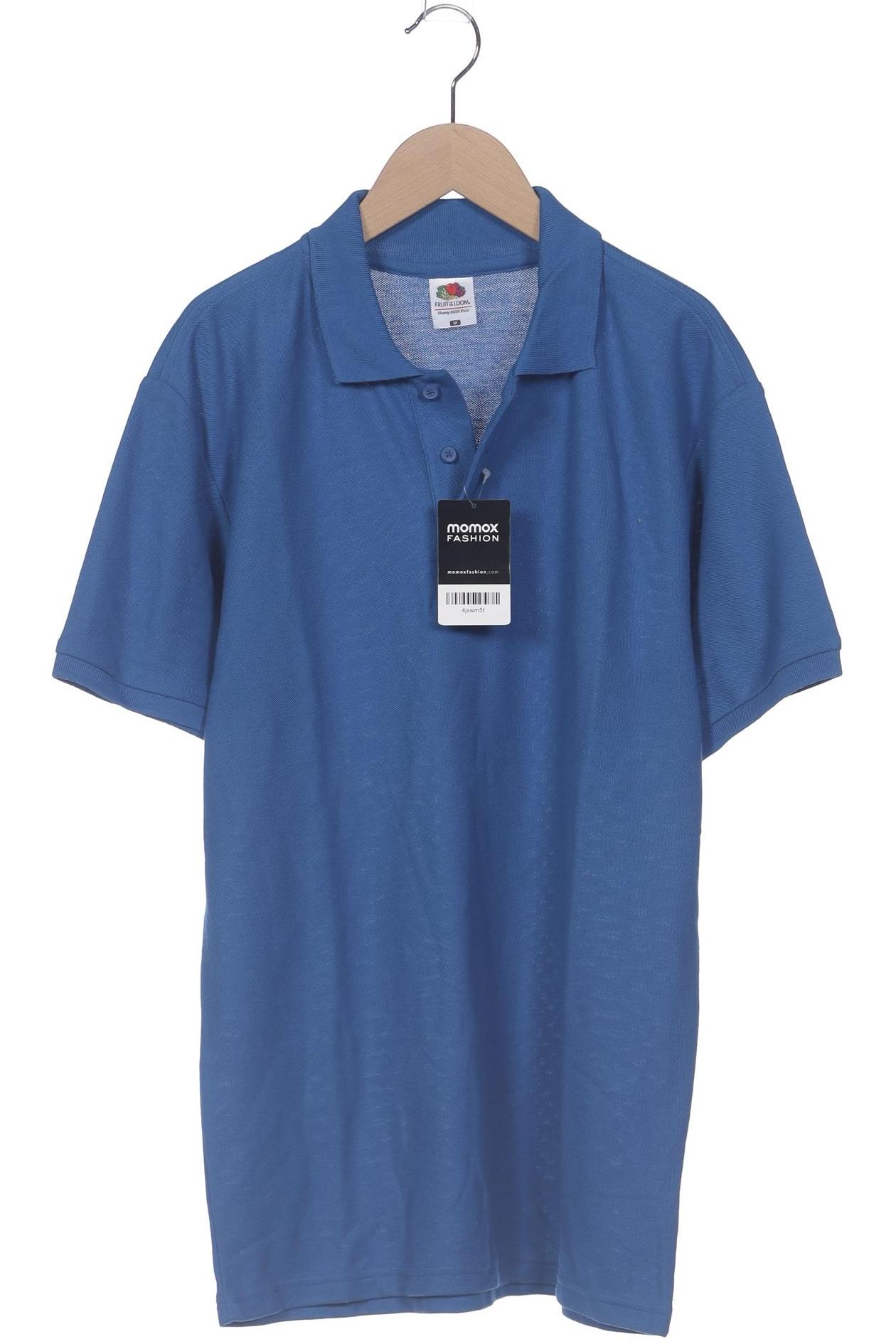 

Fruit of the Loom Herren Poloshirt, blau, Gr. 48