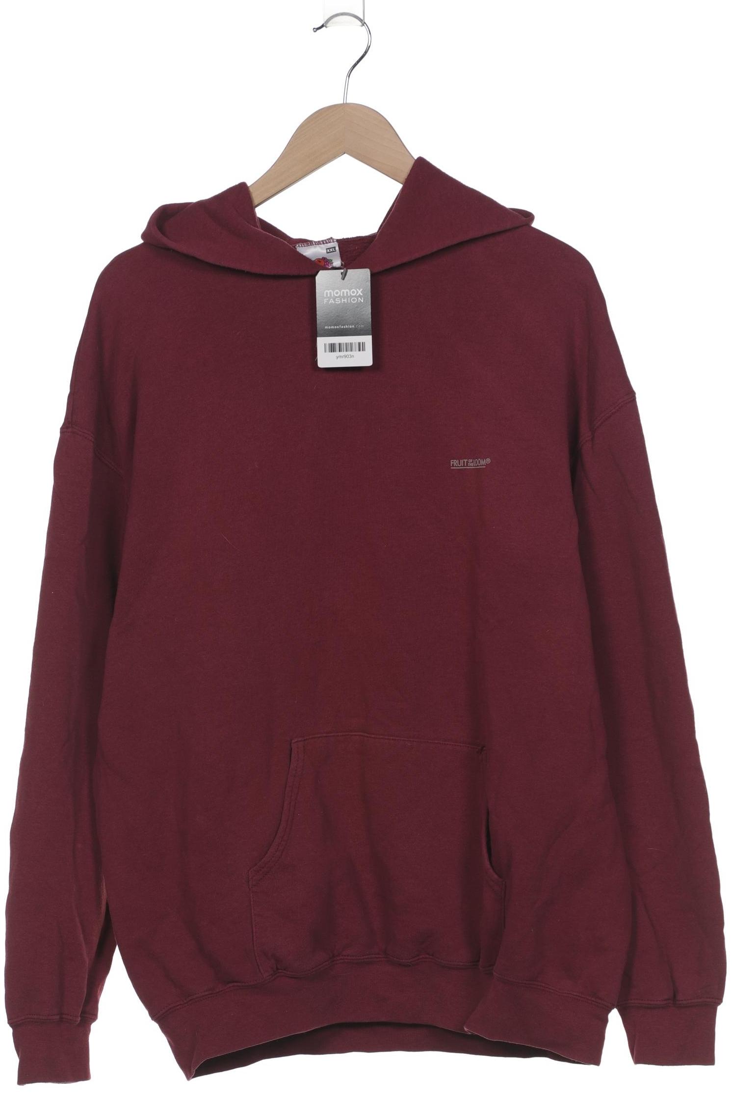

Fruit of the Loom Herren Kapuzenpullover, bordeaux, Gr. 56