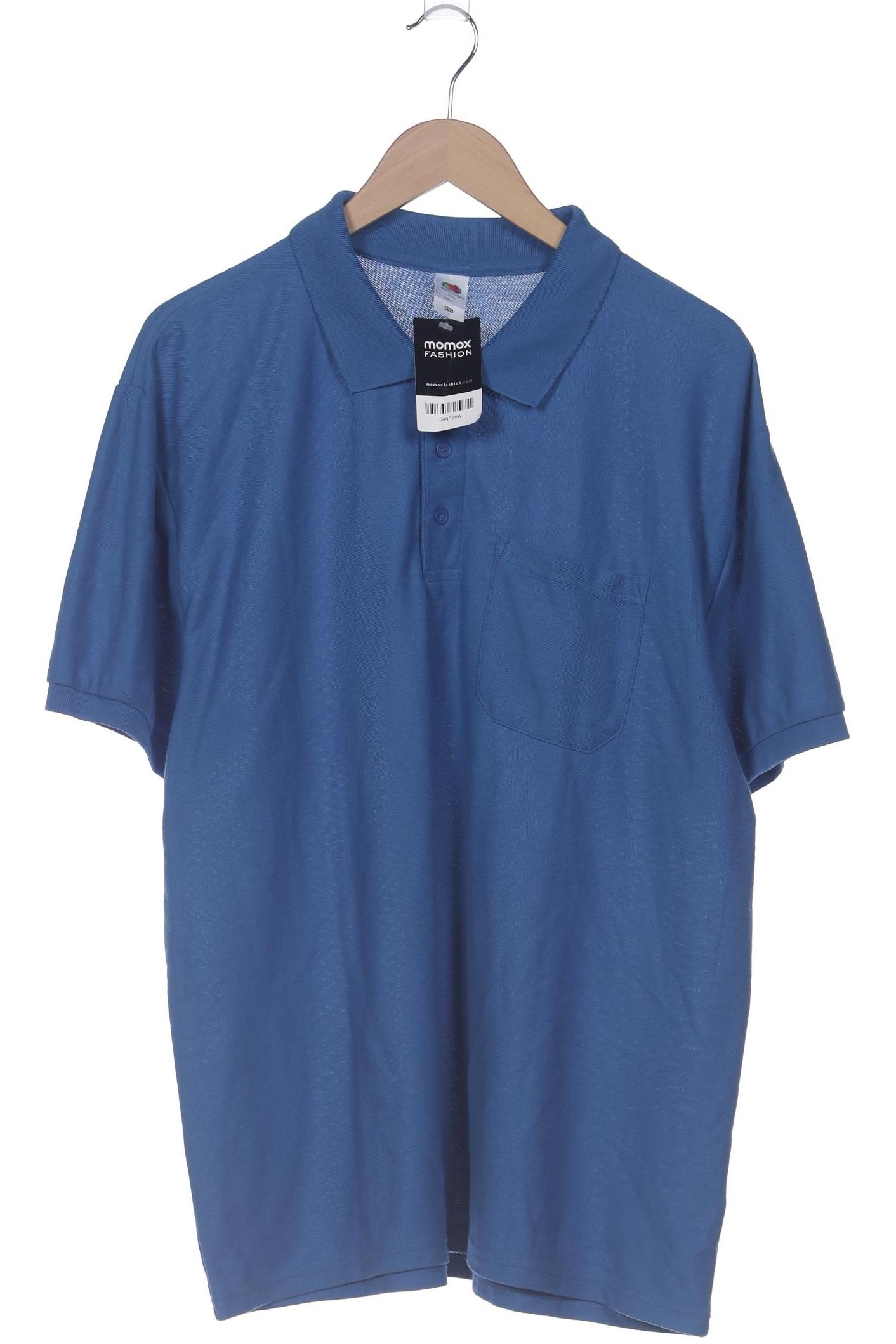 

Fruit of the Loom Herren Poloshirt, blau, Gr. 56