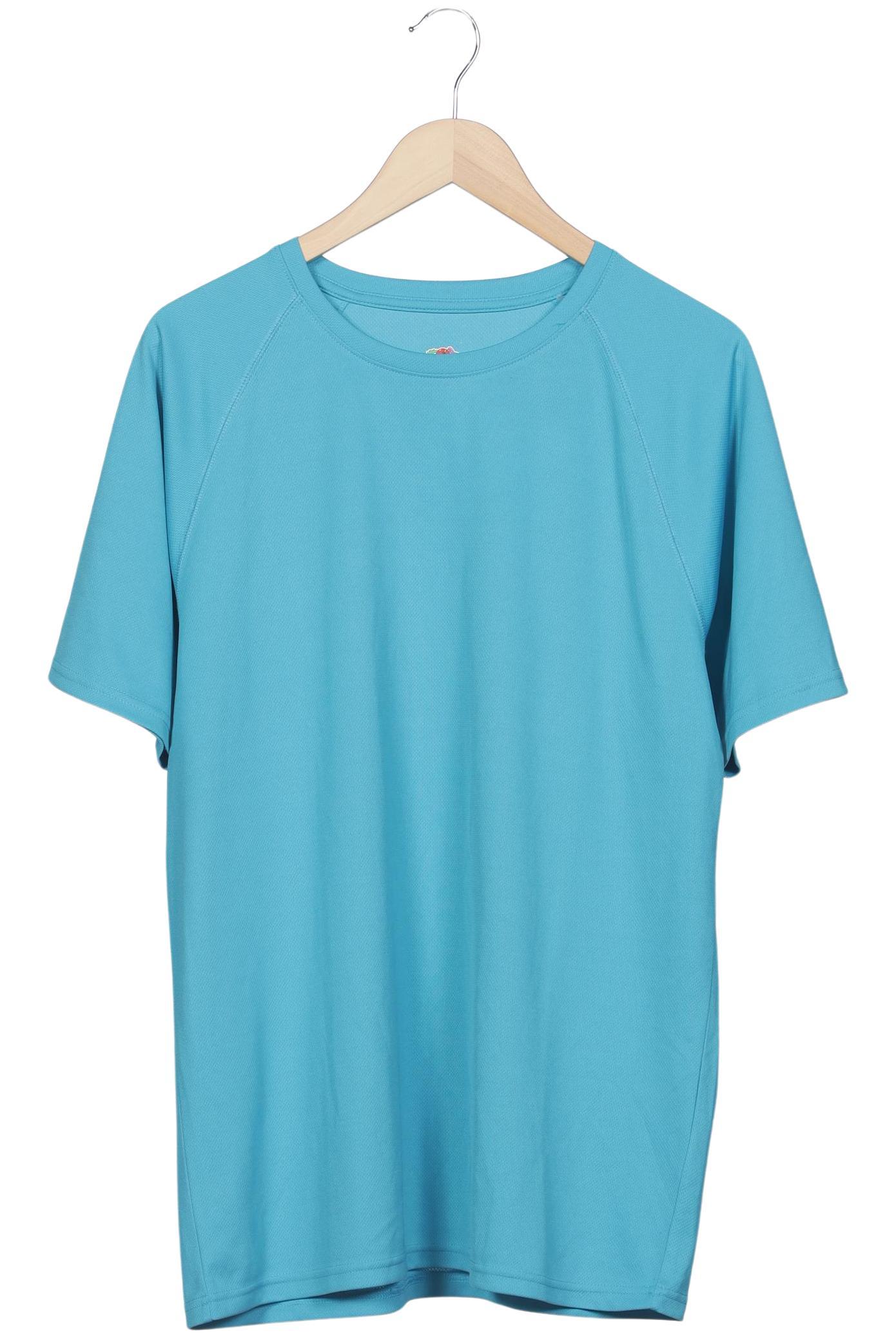 Thumbnail - Fruit of the Loom Herren T-Shirt, türkis, Gr. 52